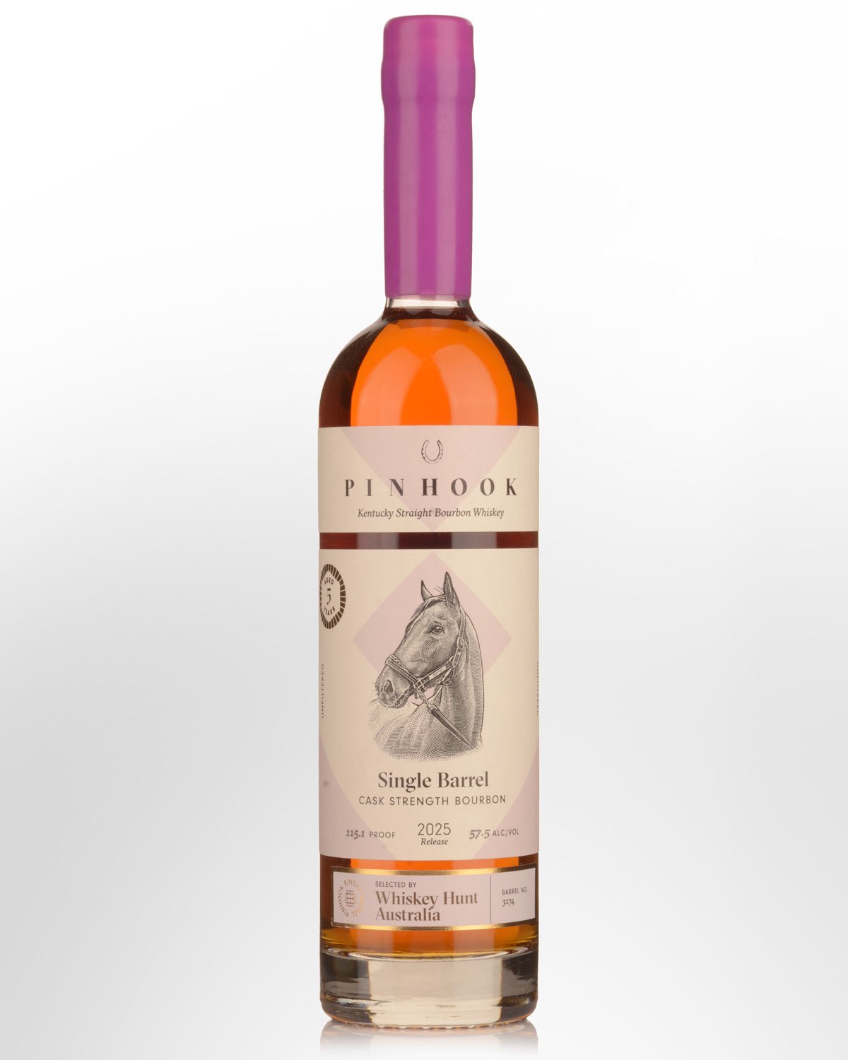 Pinhook 5 Year Old Single Barrel Cask Strength Kentucky Straight Bourbon Whiskey (750ml) - Whiskey Hunt Australia Selection