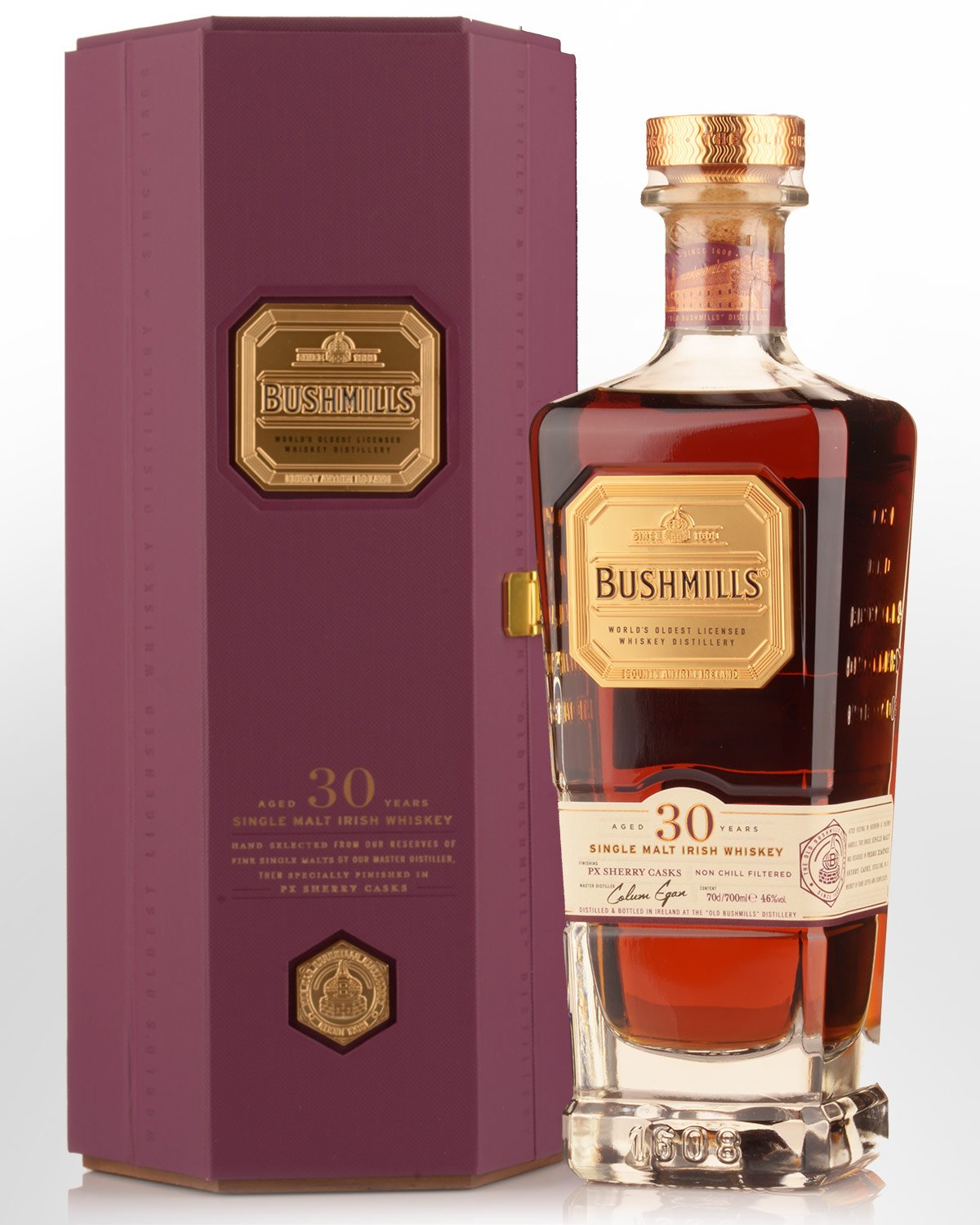 Bushmills 30 Year Old Single Malt Irish Whiskey (700ml)
