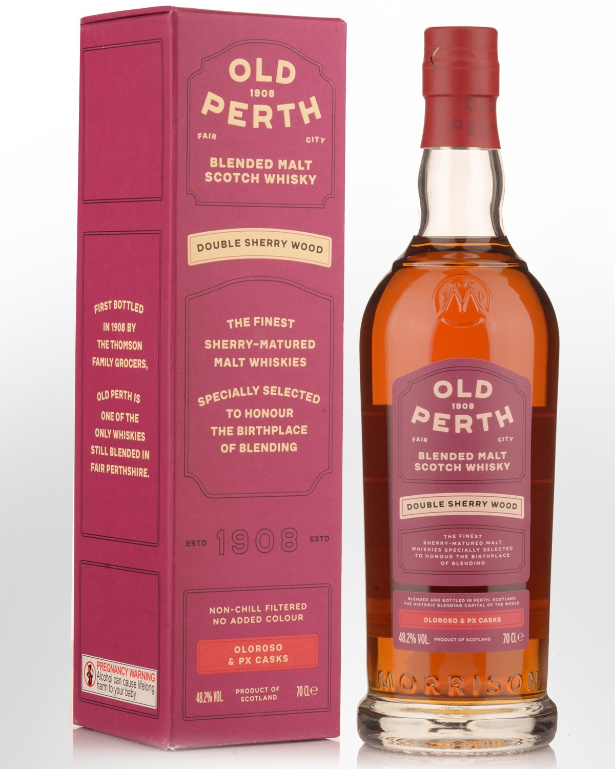 Morrison Distillers Old Perth Double Sherry Wood Blended Malt Scotch Whisky (700ml)