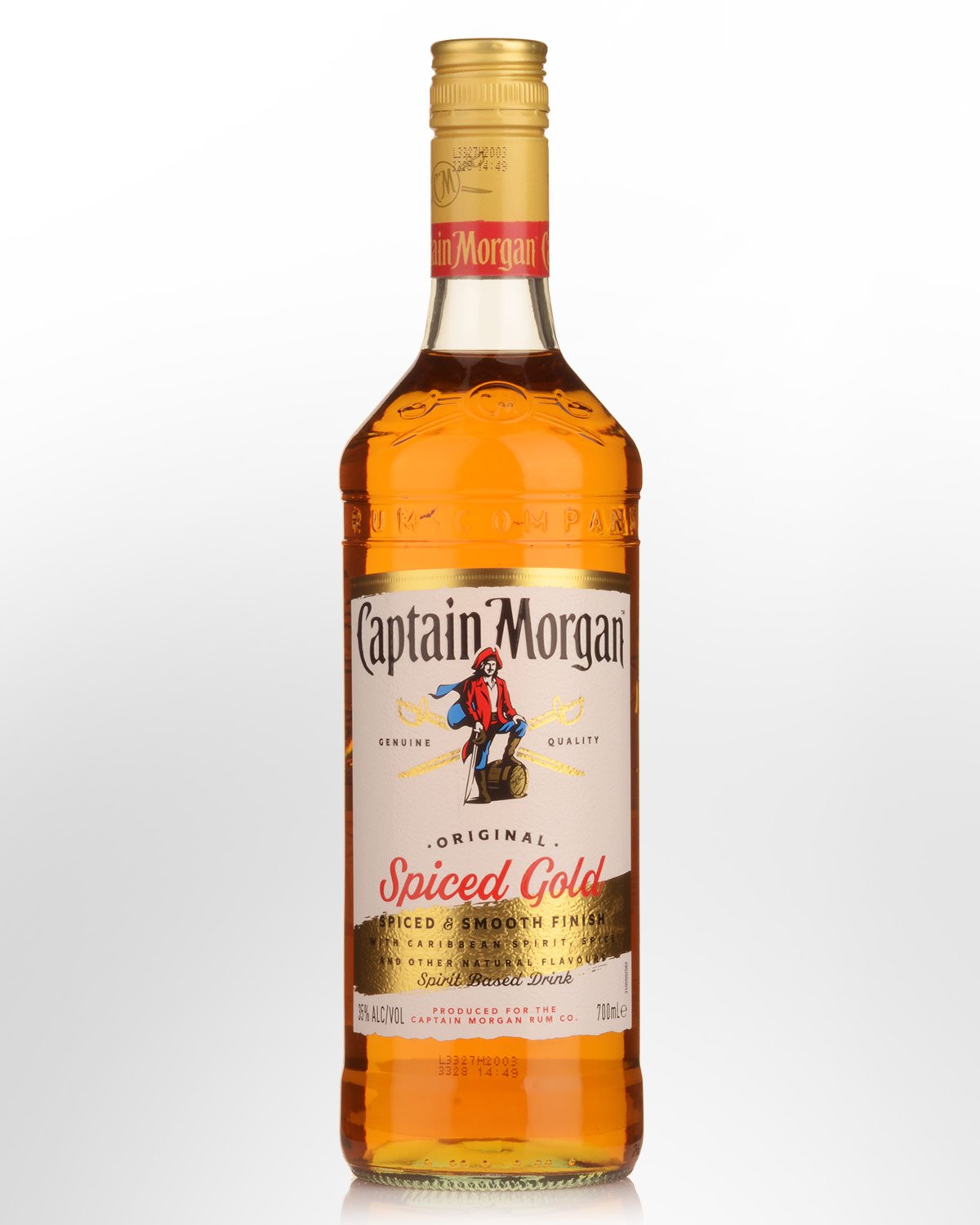 Captain Morgan Original Spiced Gold Rum (700ml)