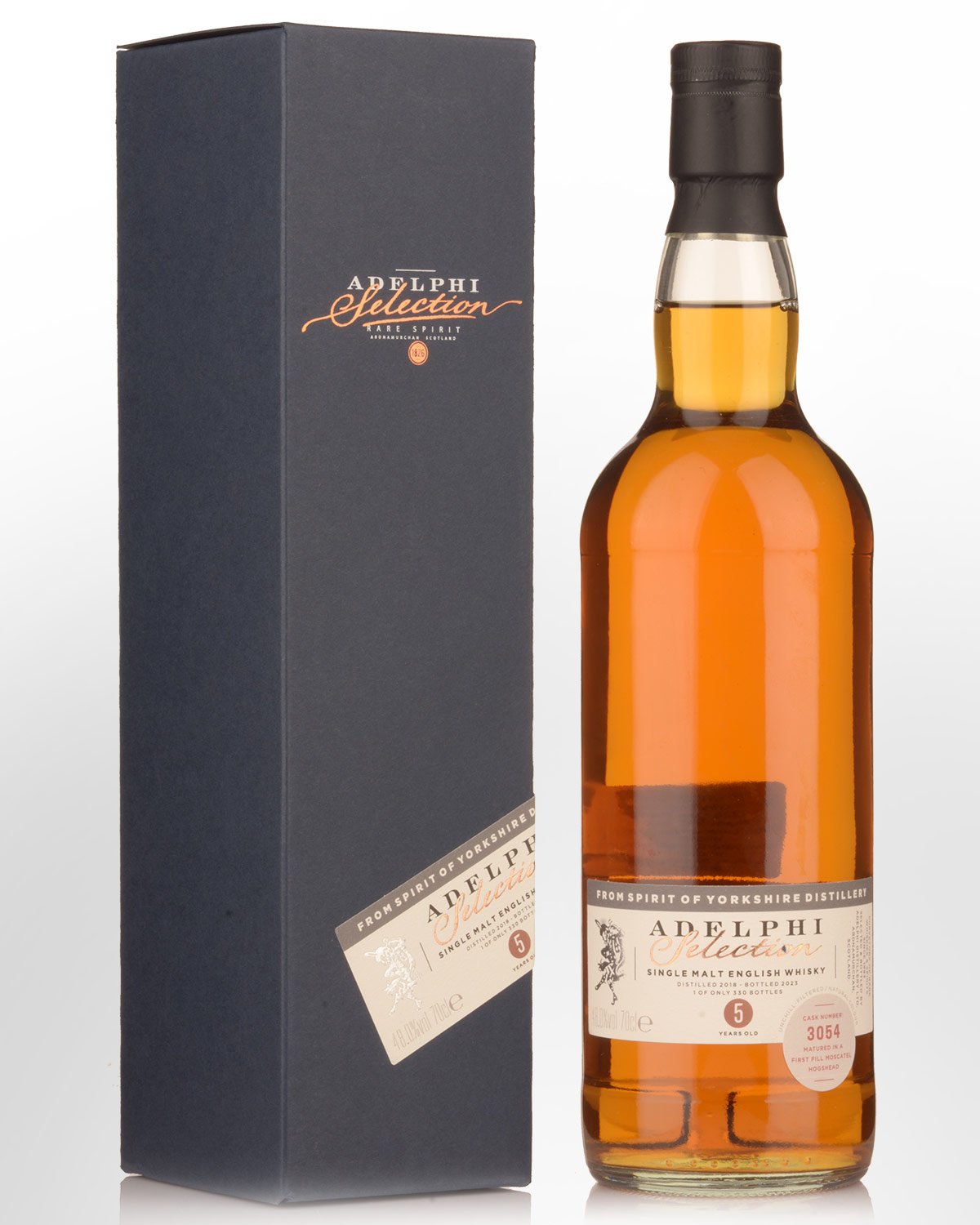 2018 Adelphi Spirit of Yorkshire 5 Year Old Cask Strength Single Malt English Whisky (700ml)