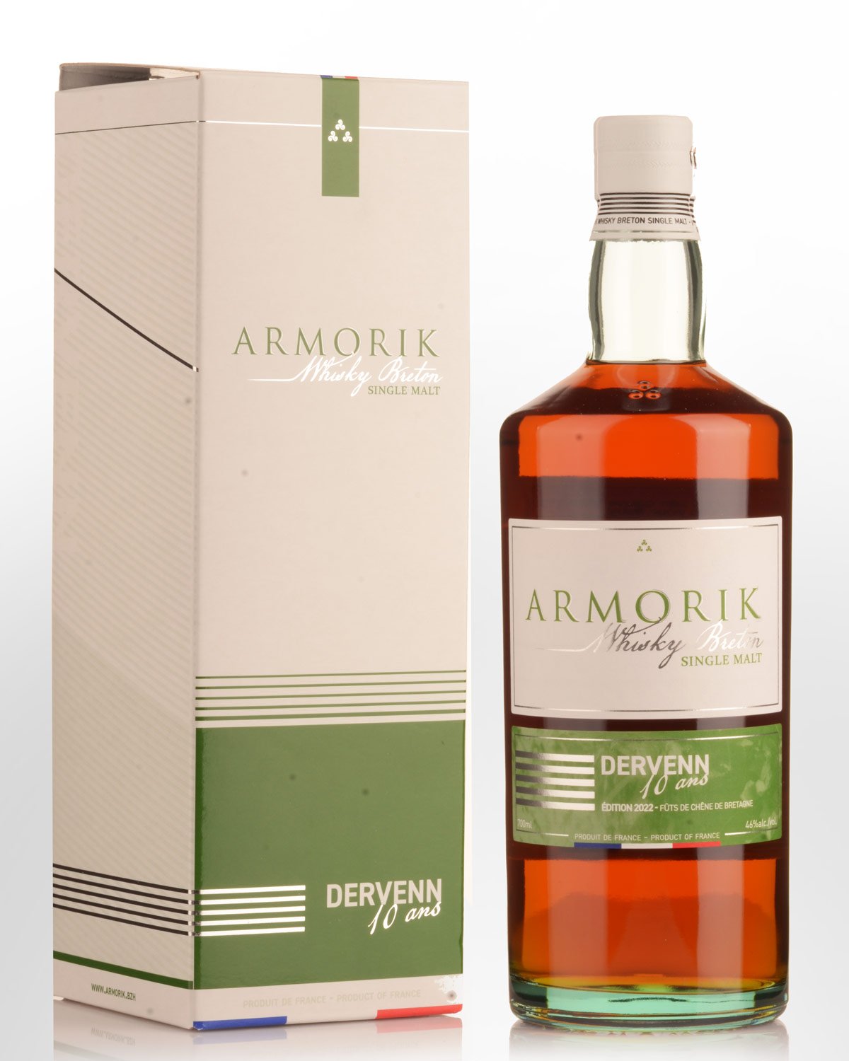 Warenghem Distillery Armorik Dervenn 10 Year Old Single Malt French Whisky (700ml)
