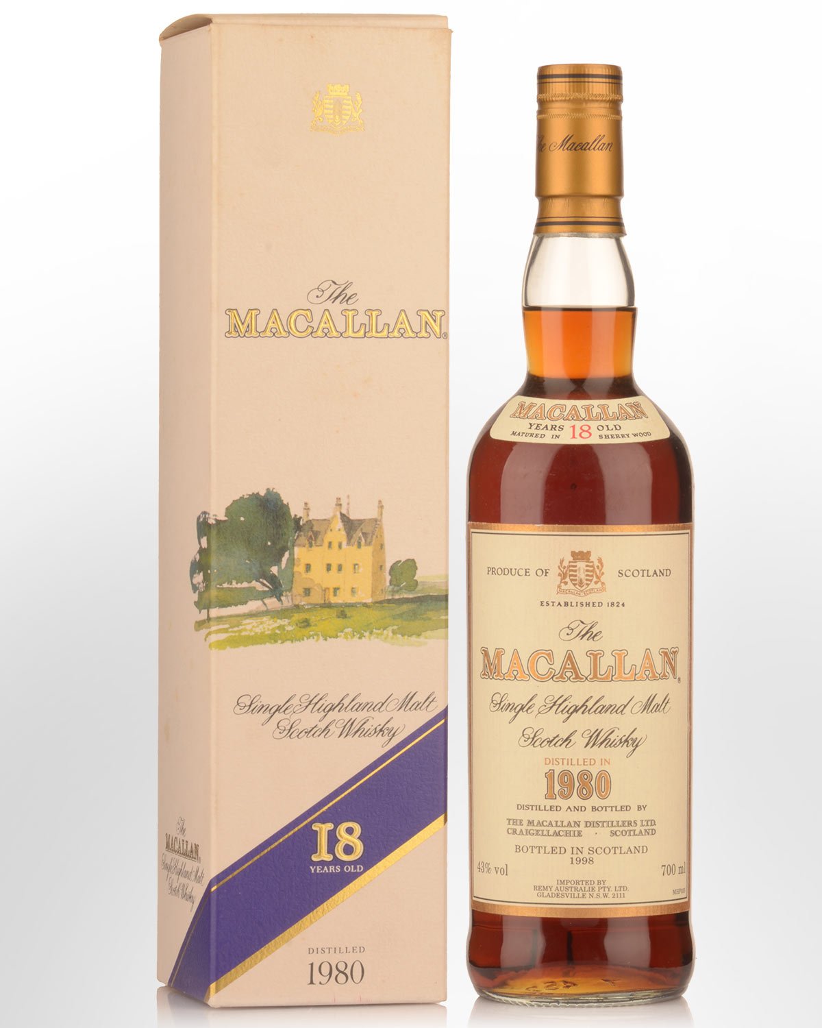 1980 The Macallan 18 Year Old Single Malt Scotch Whisky (700ml)