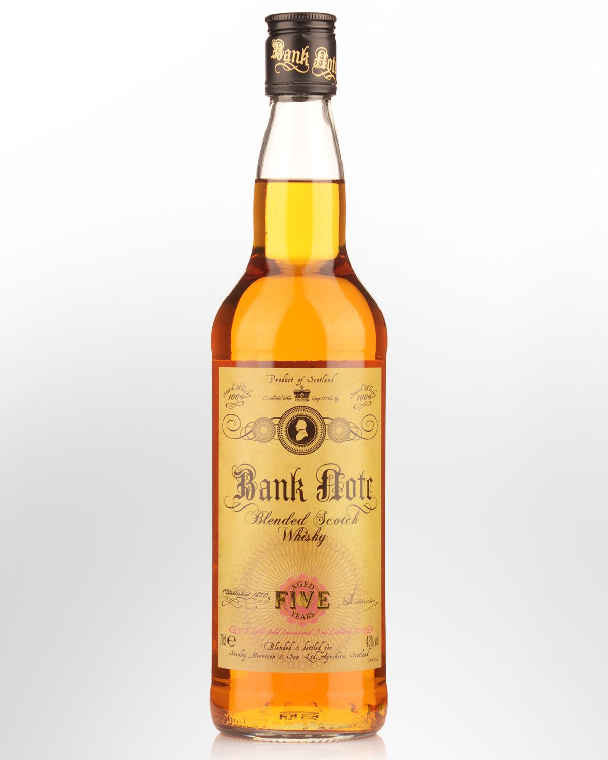 A.D. Rattray Bank Note 5 Year Old Blended Scotch Whisky (700ml)