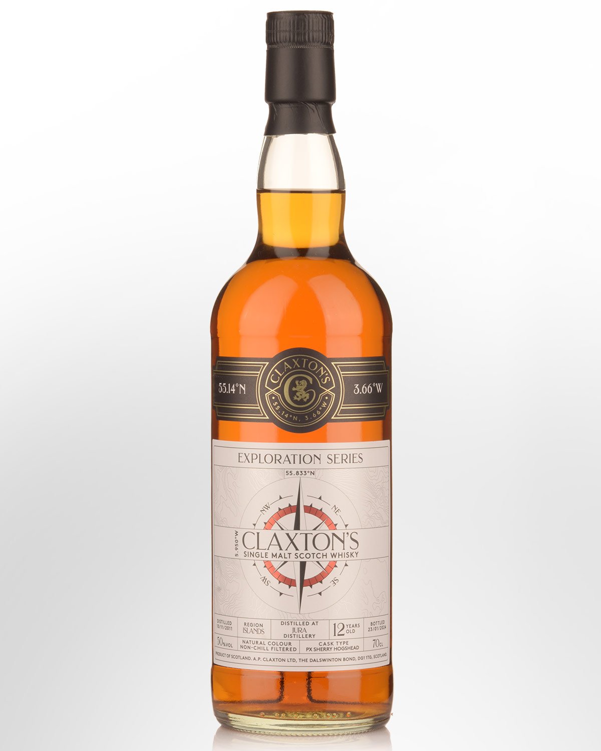 2011 Claxton's Exploration Series Jura 12 Year Old Single Cask Single Malt Scotch Whisky (700ml)