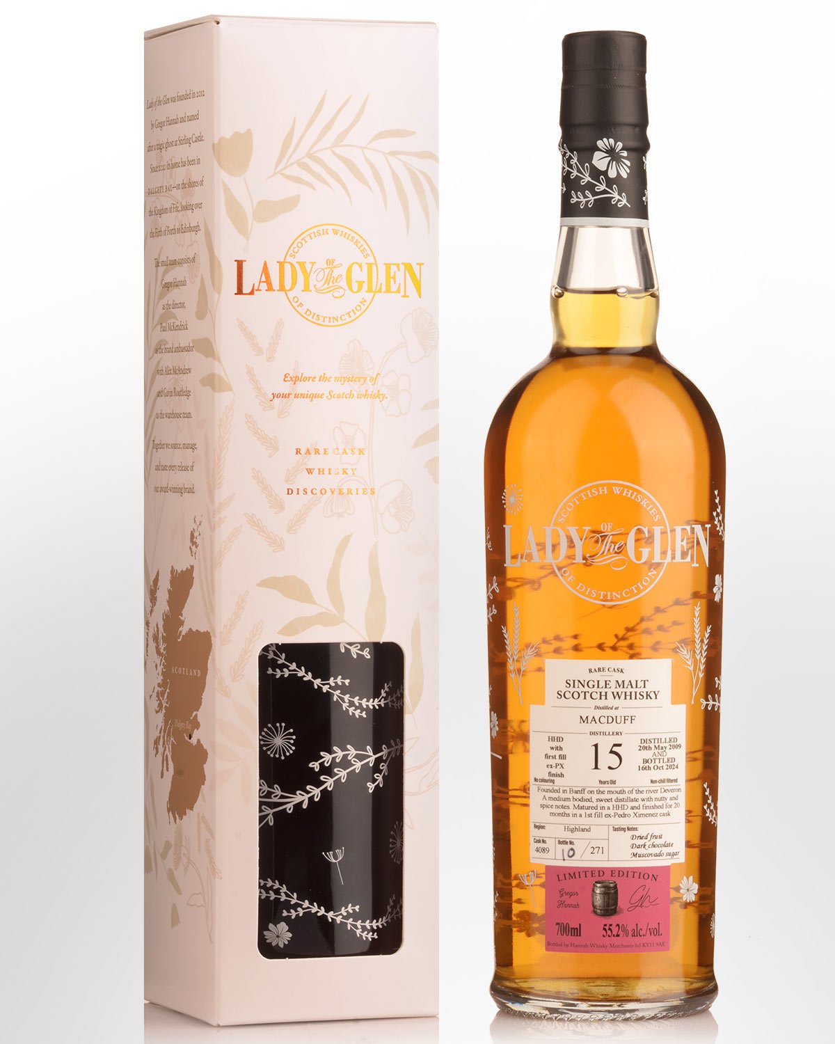 2009 Lady of the Glen Macduff Single Cask #4089 15 Year Old Cask Strength Single Malt Scotch Whisky (700ml)