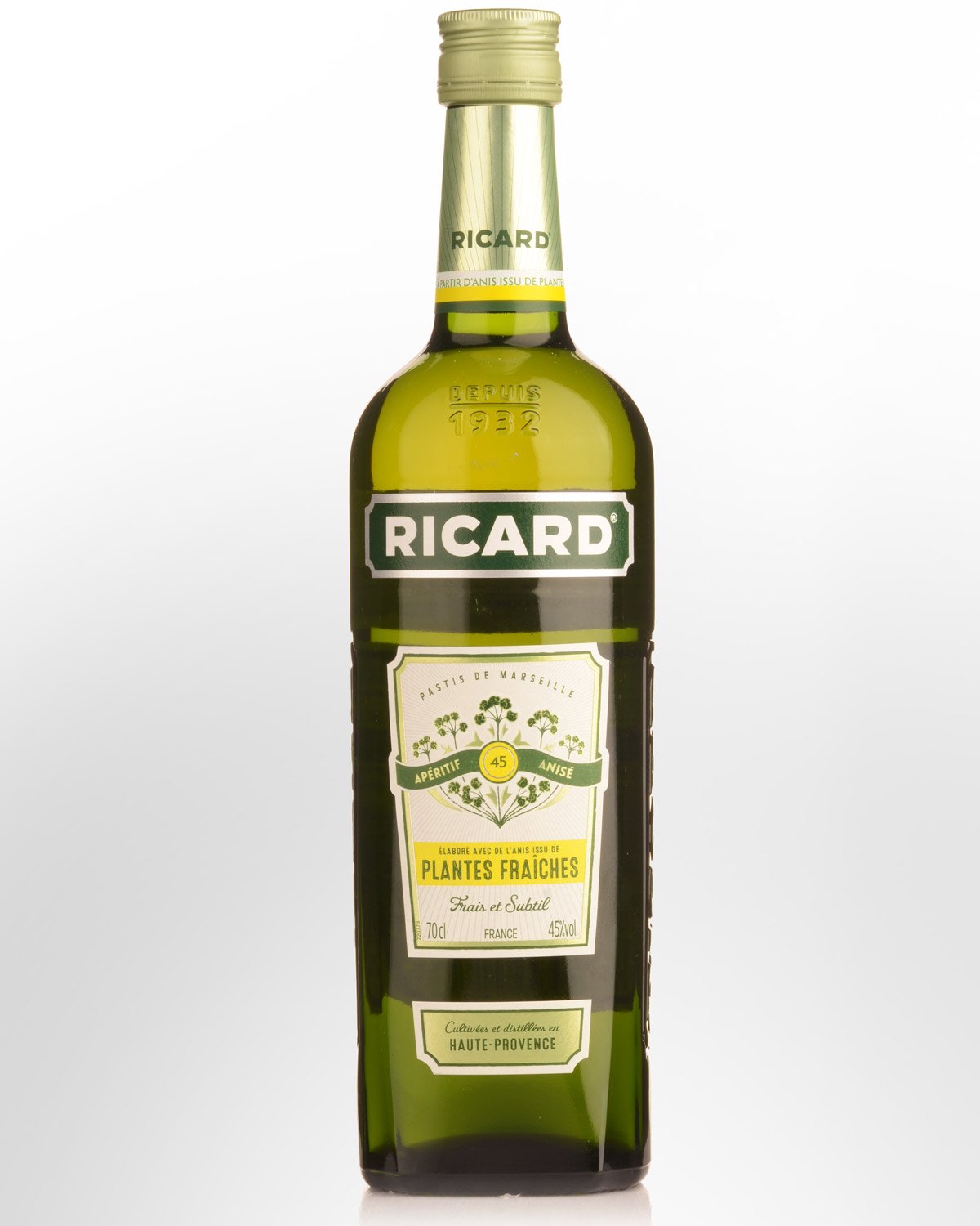Ricard Plantes Fraiches Pastis de Marseilles Aperitif Anis (700ml)