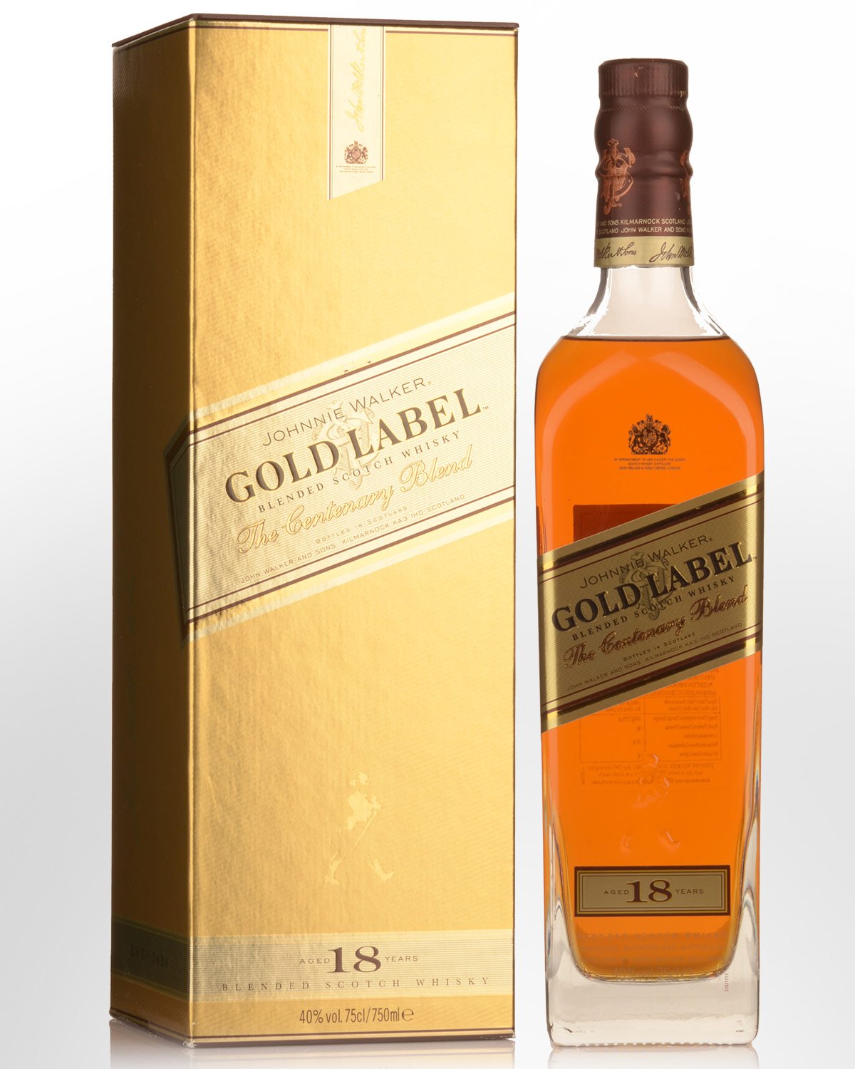 Johnnie Walker Gold Label The Centenary Blend 18 Year Old Blended Scotch Whisky (750ml)