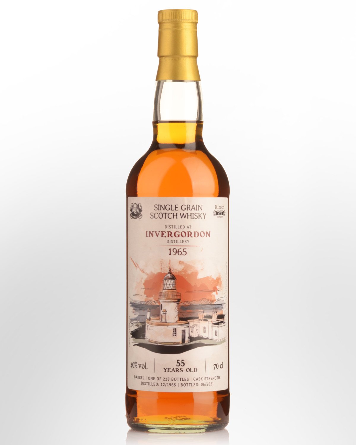 1965 Wu Dram Clan Invergordon 55 Year Old Cask Strength Single Grain Scotch Whisky (700ml)