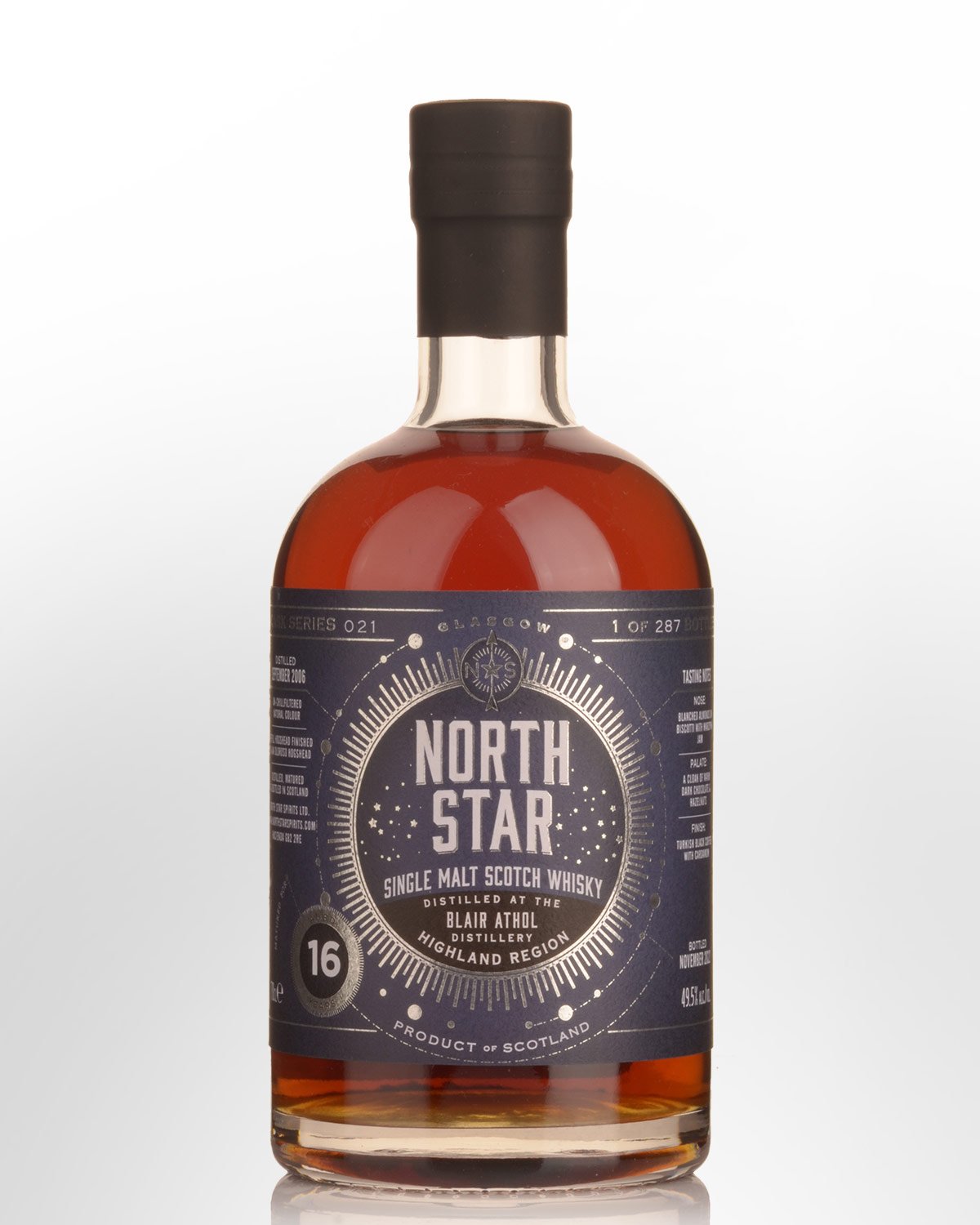 2006 North Star Blair Athol 16 Year Old Single Malt Scotch Whisky (700ml)