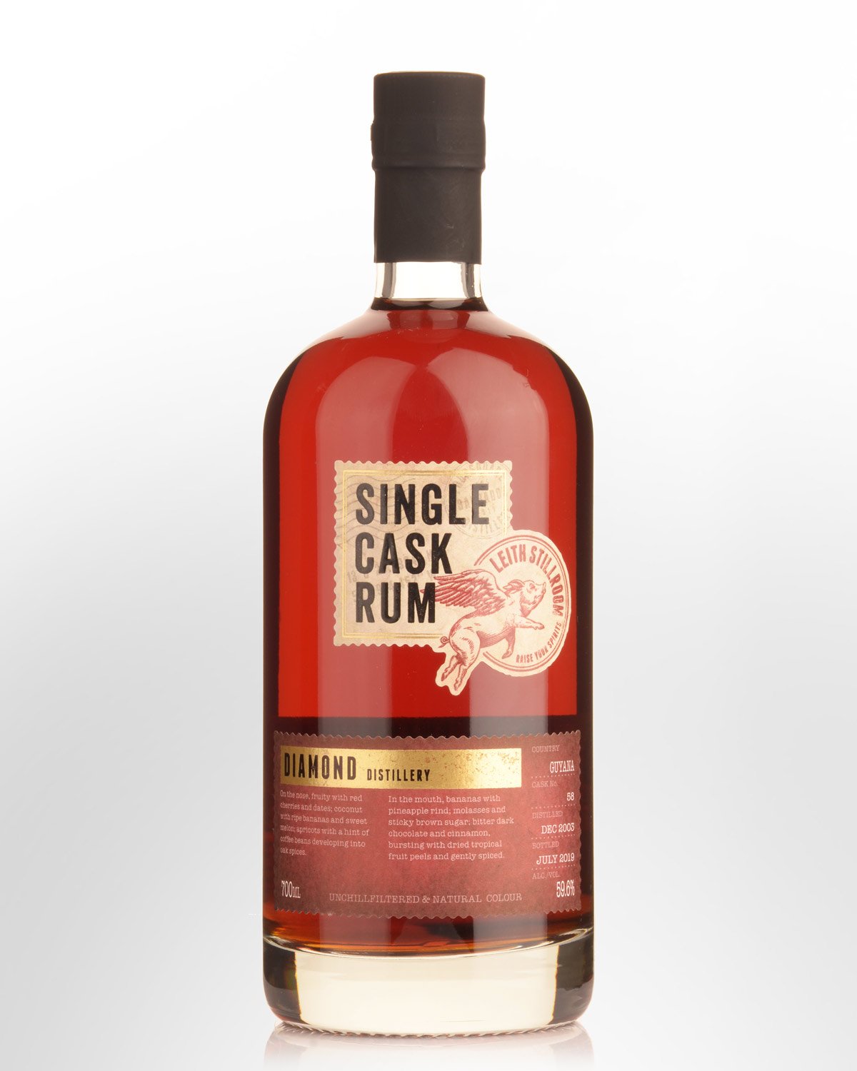 2003 Leith Stillroom Diamond Distillery Cask Strength Rum (700ml)