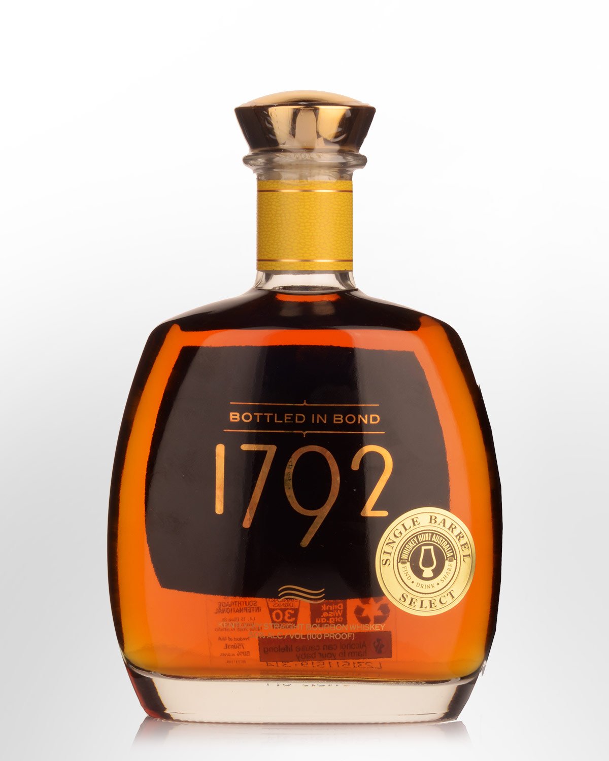 1792 Bottled In Bond Vol.II Single Barrel Bourbon Whiskey (750ml) - Whiskey Hunt Australia Exclusive - Retail Partner Release