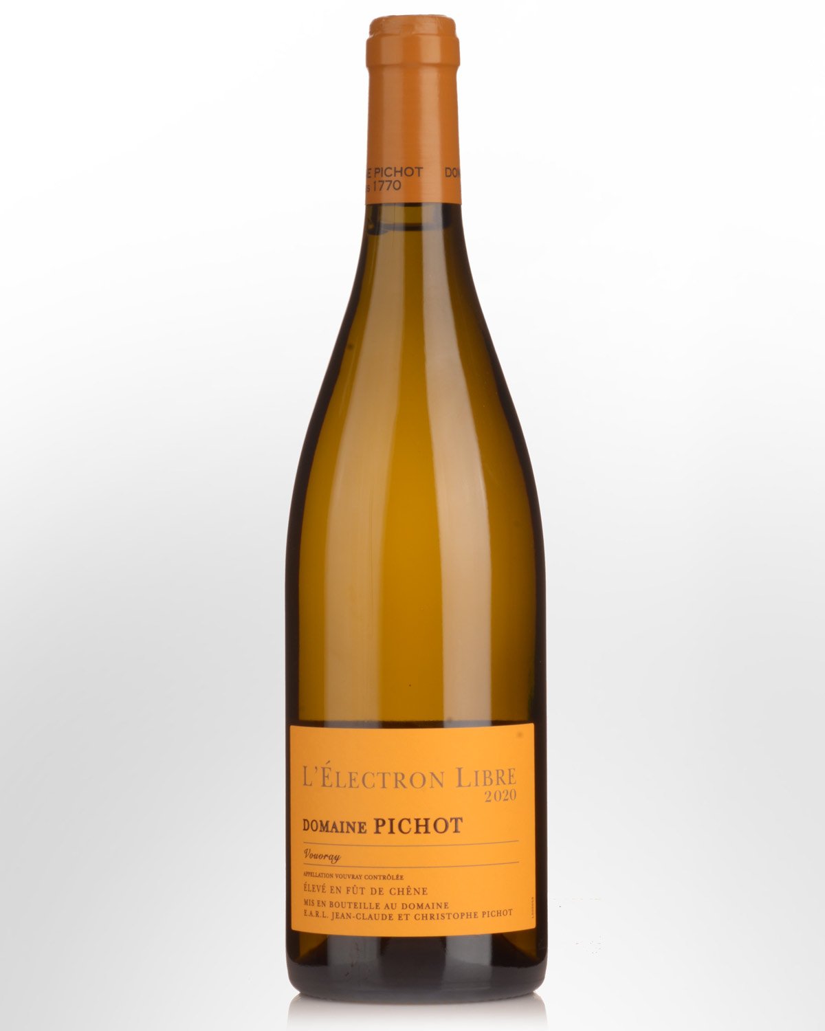 2020 Domaine Pichot L’Electron Libre Vouvray Eleve en fut de chene