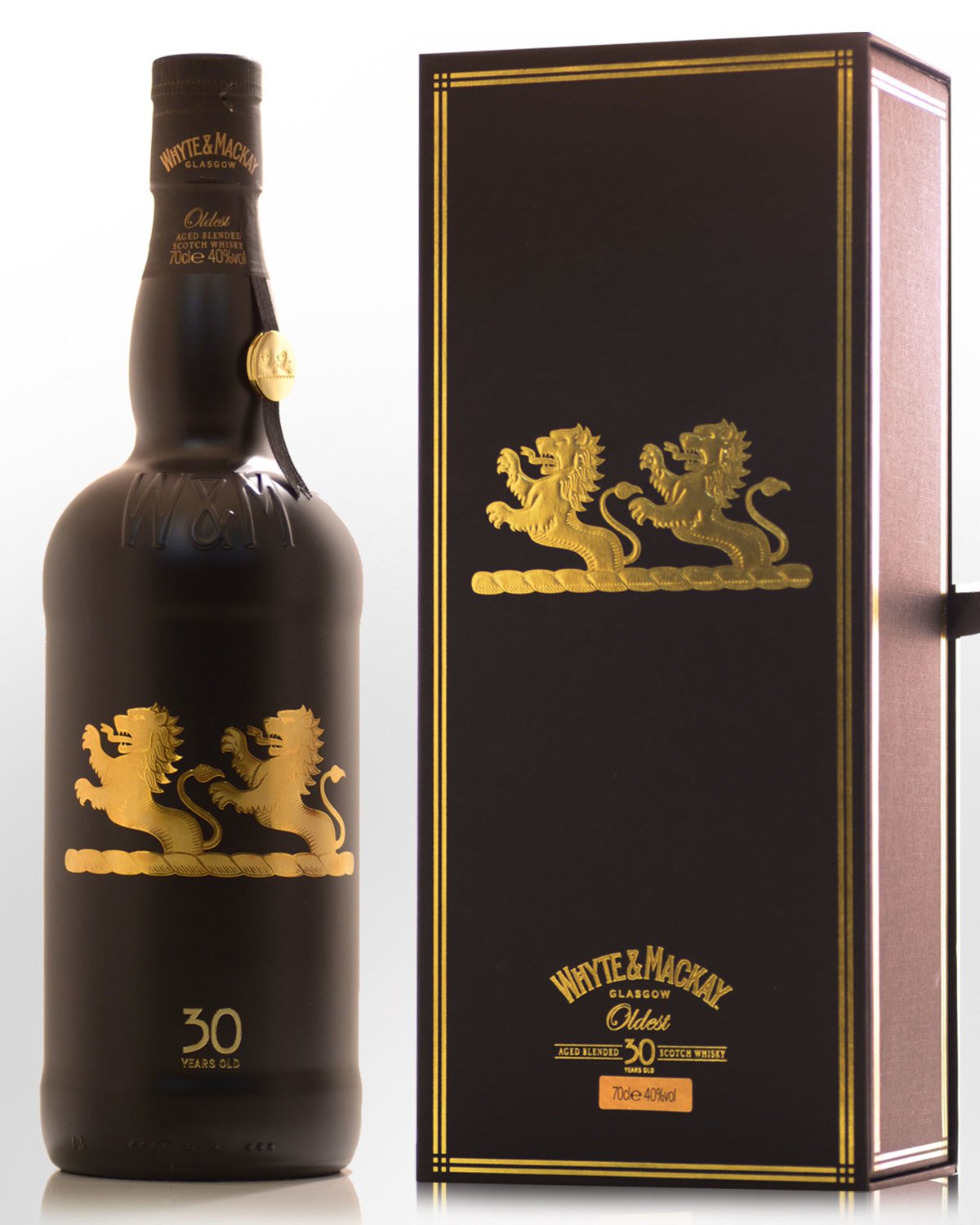 Whyte & Mackay 30 Year Old Blended Scotch Whisky (700ml) | Nicks