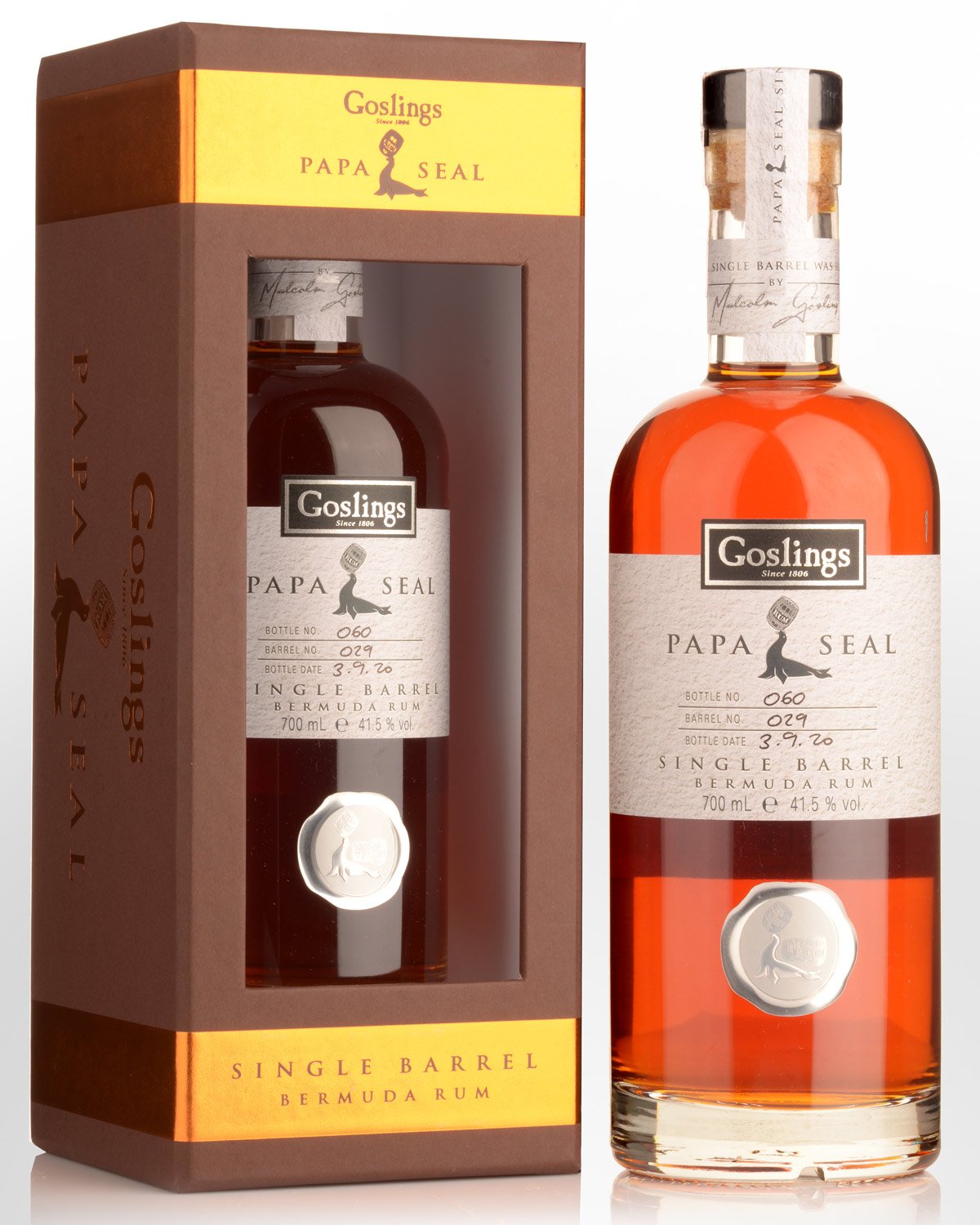 Goslings Papa Seal Single Barrel Rum (700ml)