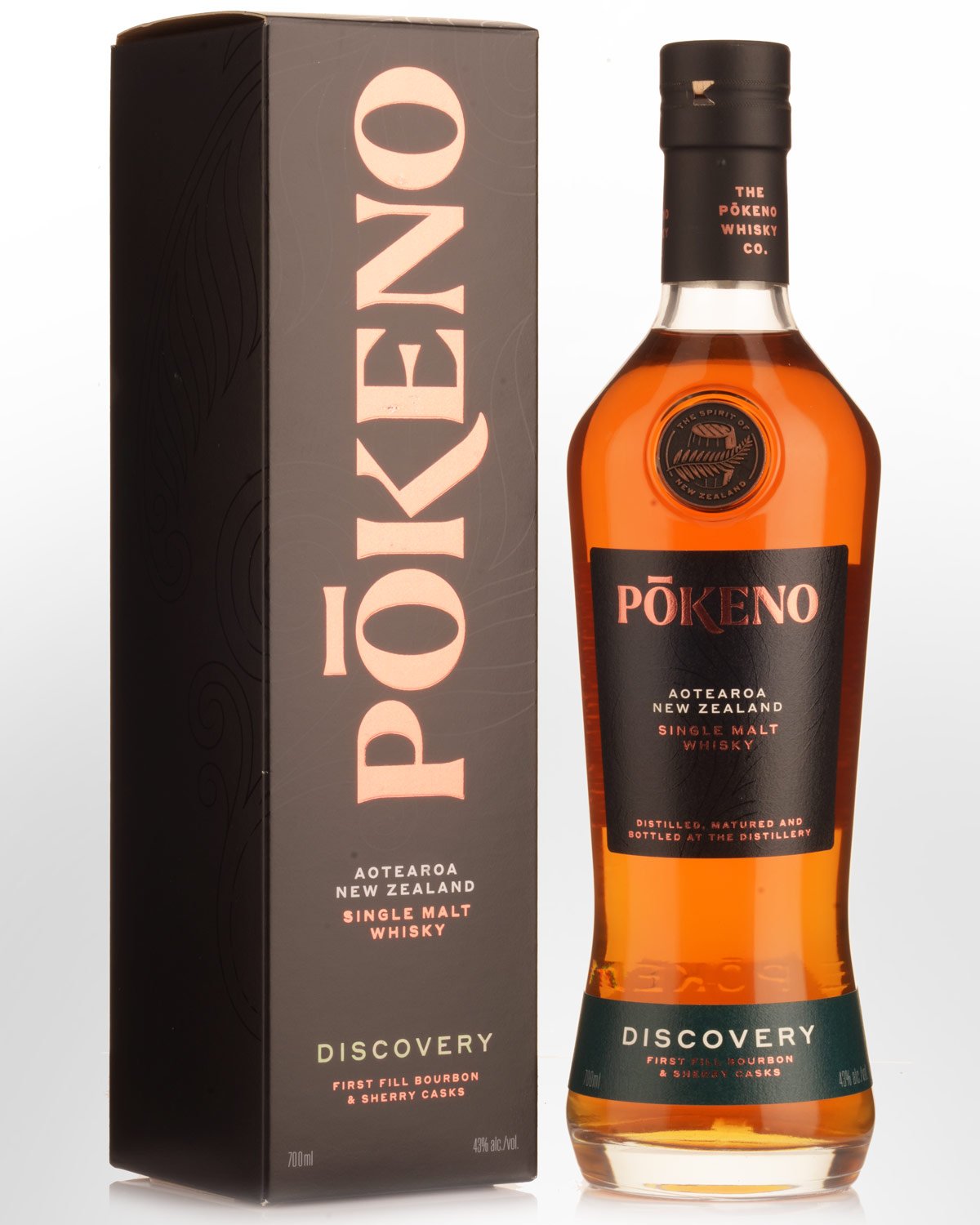 Pokeno Discovery Single Malt New Zealand Whisky (700ml)