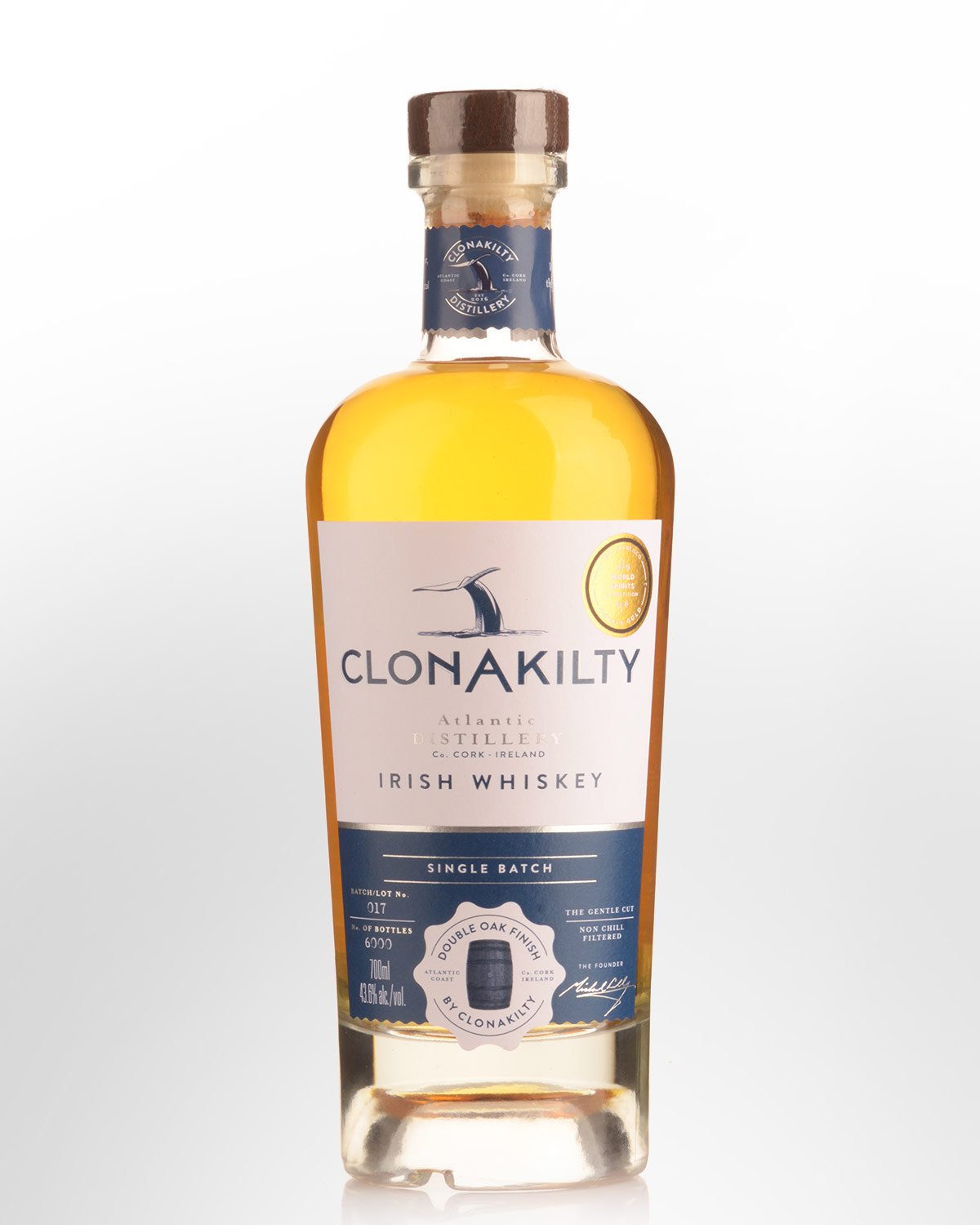 Clonakilty Double Oak Finish Irish Whiskey (700ml)