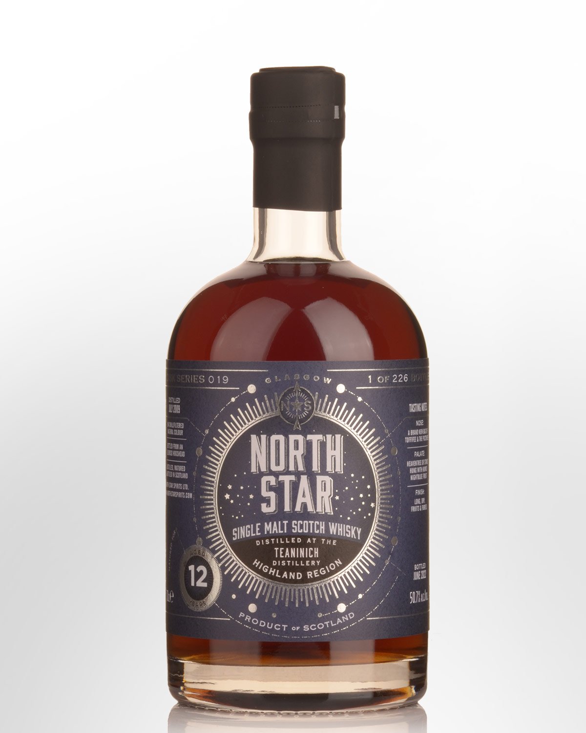 2009 North Star Teaninich 12 Year Old Single Malt Scotch Whisky (700ml)