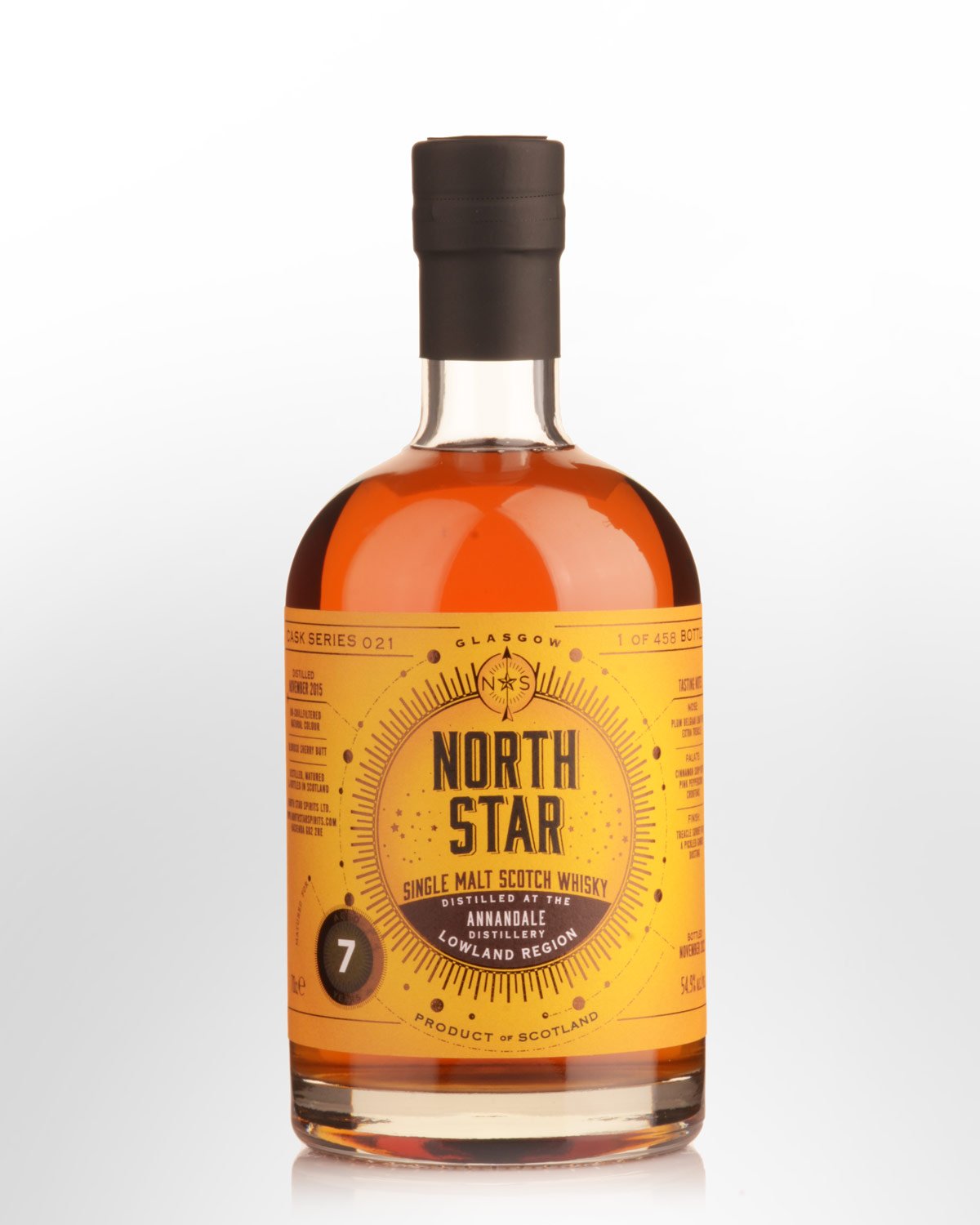 2015 North Star Annandale 7 Year Old Cask Strength Single Malt Scotch Whisky (700ml)