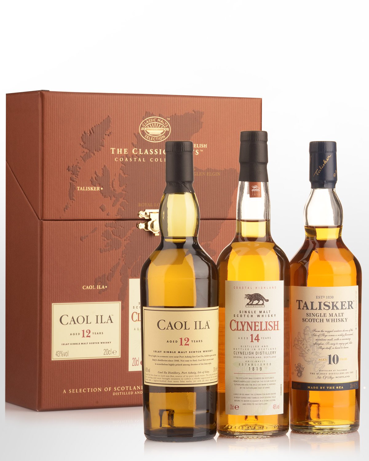 The Classic Malts Coastal Collection Gift Pack (3 x 200ml)