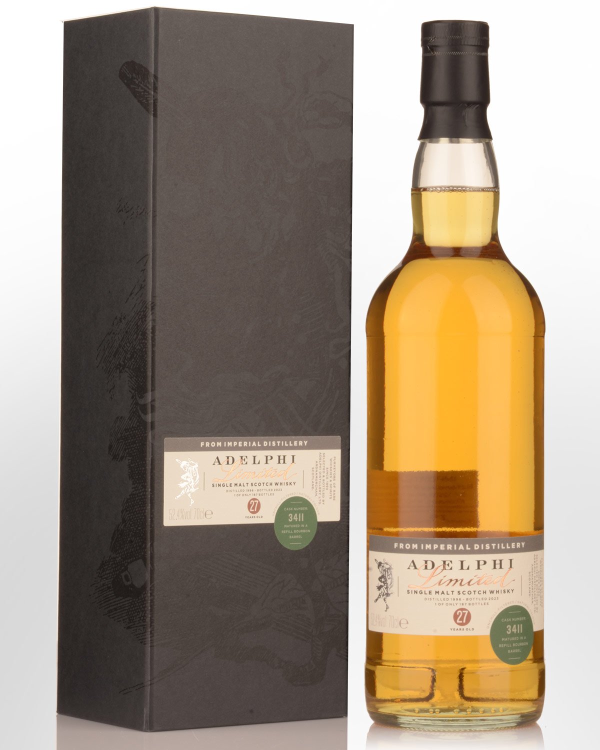 1996 Adelphi Imperial 27 Year Old Cask Strength Single Malt Scotch Whisky (700ml)