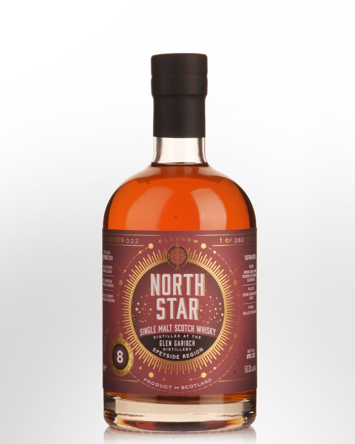 2014 North Star Glen Garioch 8 Year Old Cask Strength Single Malt Scotch Whisky (700ml)