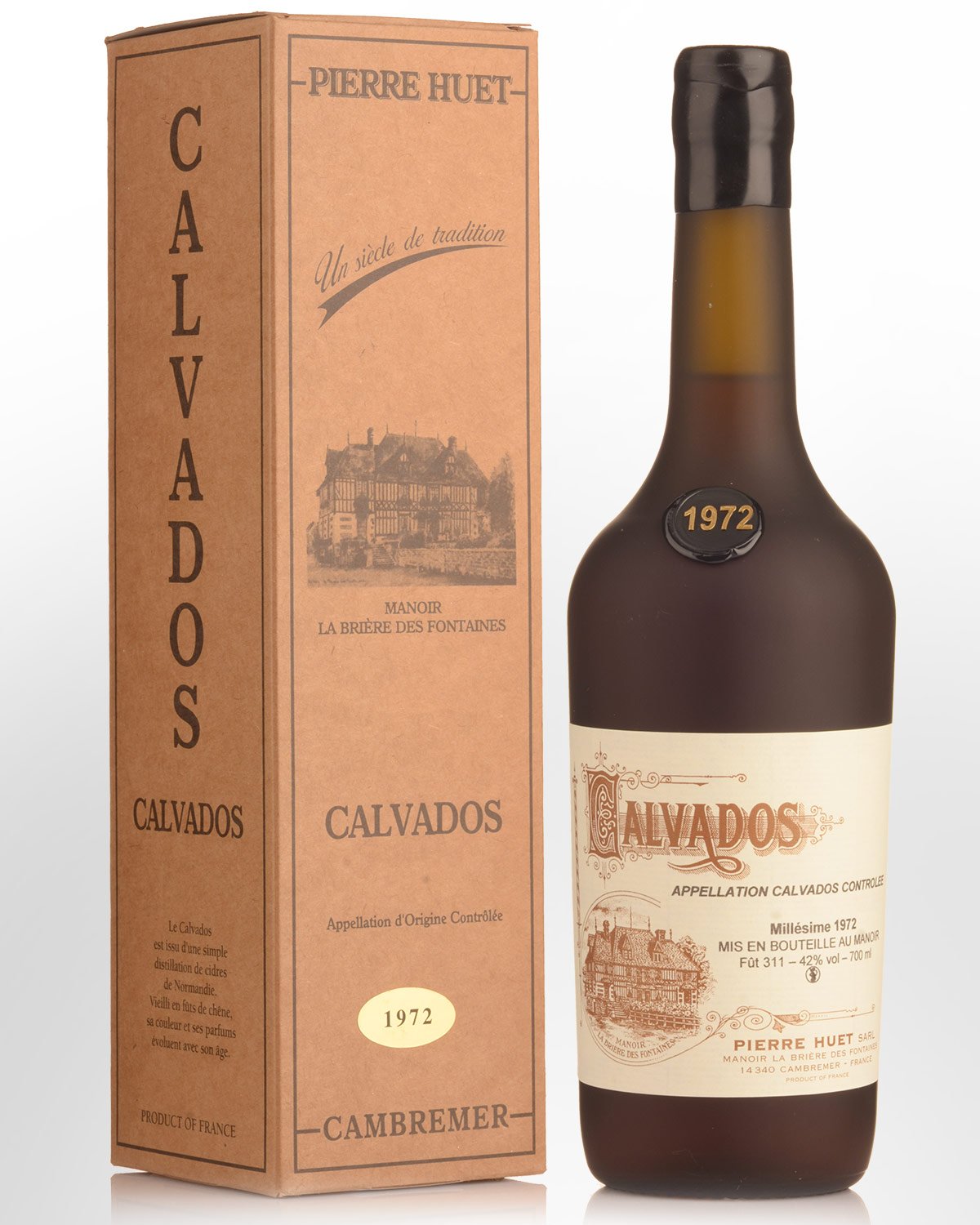 1972 Pierre Huet Vintage Calvados (700ml)