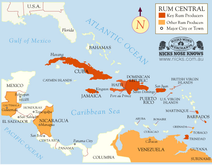 Rum - Caribbean Class | Nicks Wine Merchants