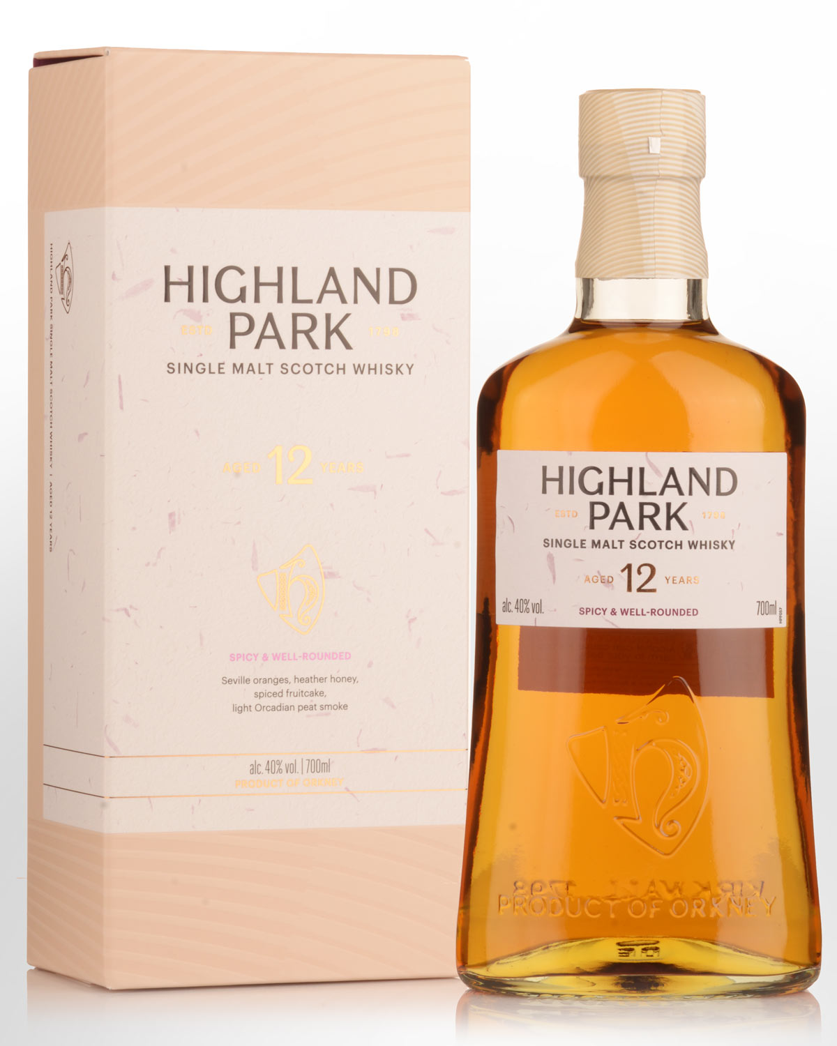 Highland Park 12 Year Old Single Malt Scotch Whisky (700ml)