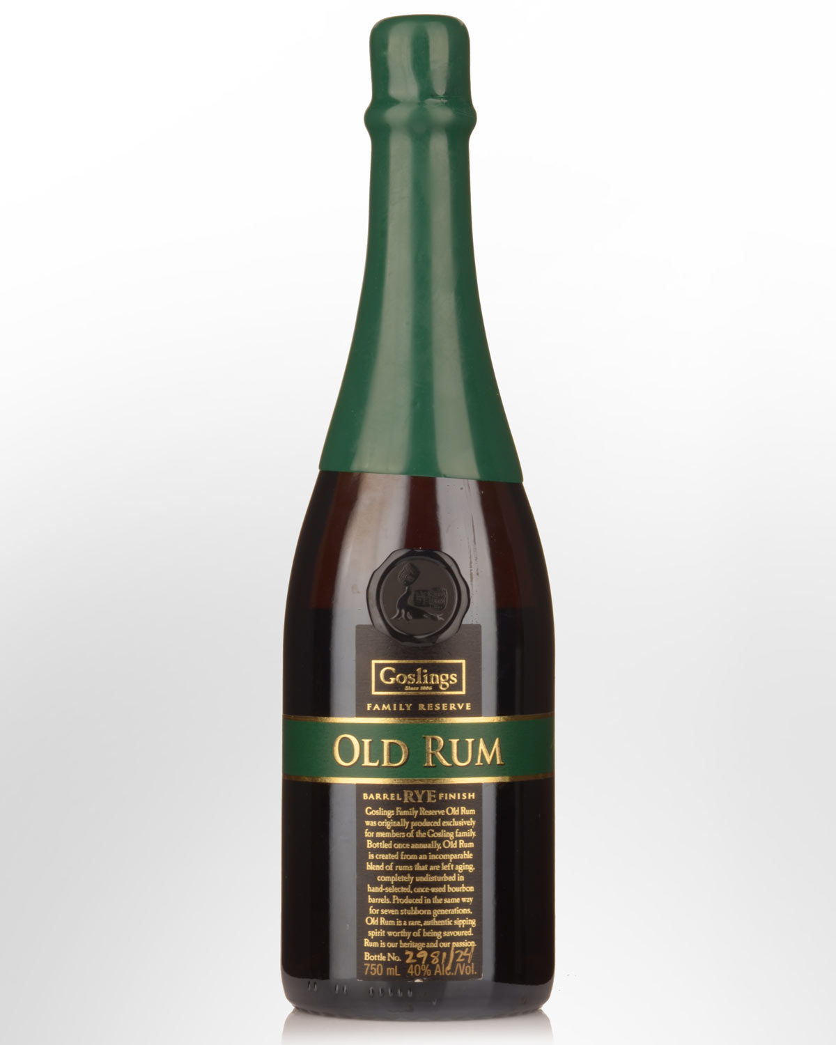 Goslings Family Reserve Old Rye Barrel Rum (750ml)