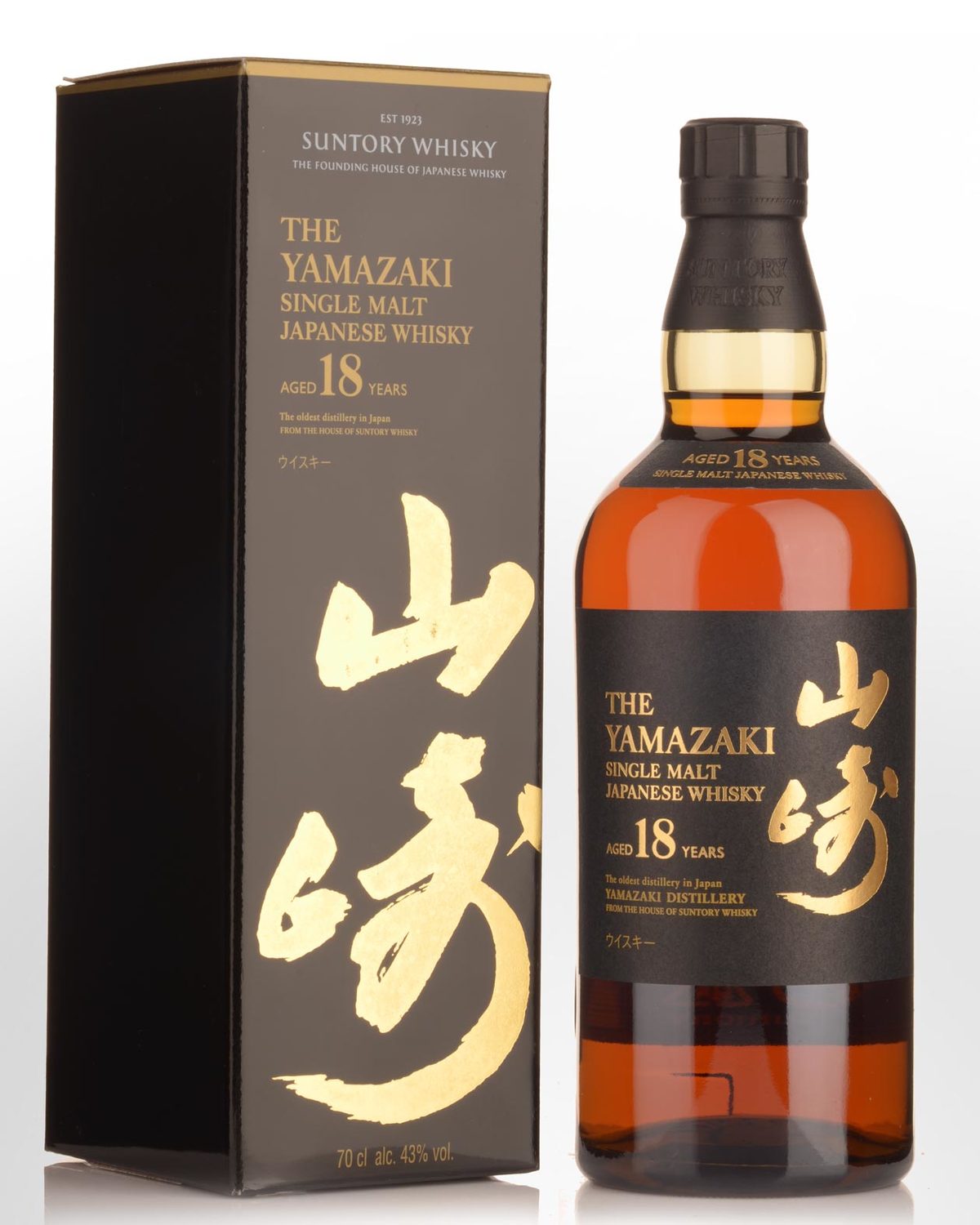 Suntory Yamazaki 18 Year Old Single Malt Japanese Whisky 700ml