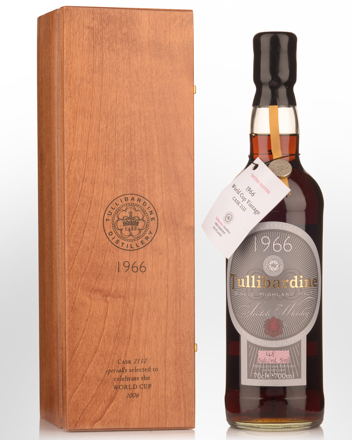 1966 Tullibardine Cask No.2132 Cask Strength Single Malt Scotch Whisky (700ml)