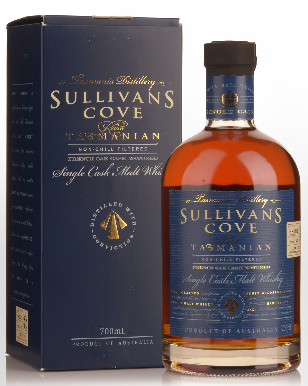 Sullivans Cove Single Cask French Oak Barrel HH0419 Single Malt Australian Whisky (700ml)