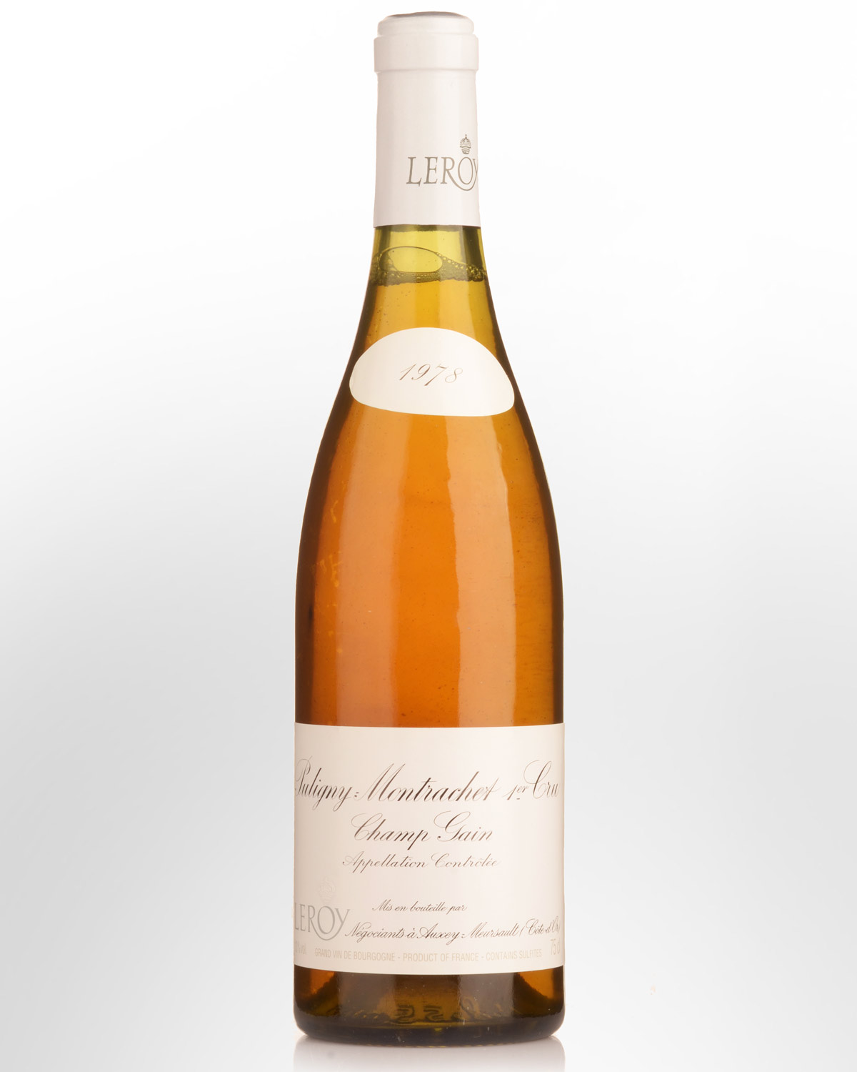 1978 Maison Leroy Puligny-Montrachet Champ Gain Premier Cru