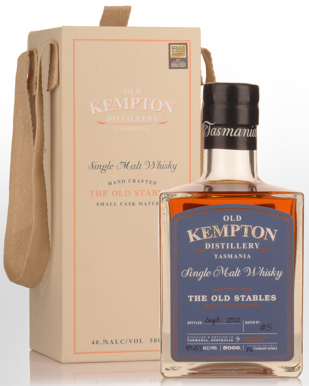 Old Kempton The Old Stables Single Malt Australian Whisky (500ml)