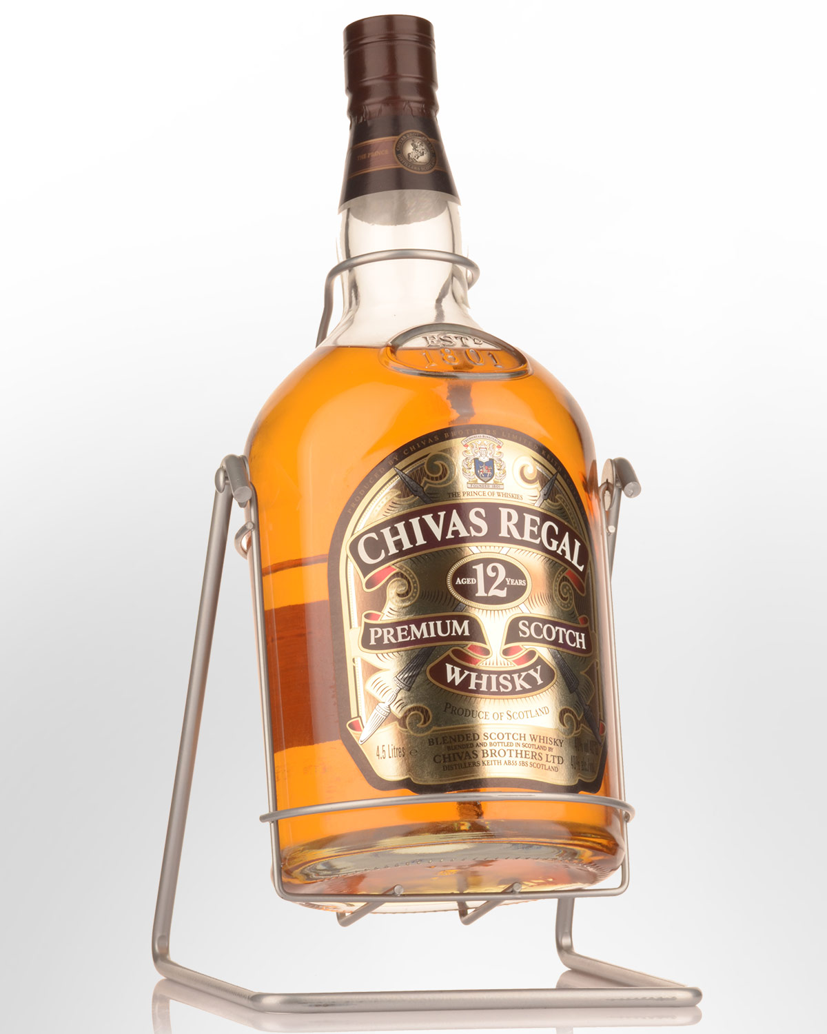 Chivas Regal 12 Year Old Blended Scotch Whisky (4500ml) - 1990s Bottling - Including Cradle