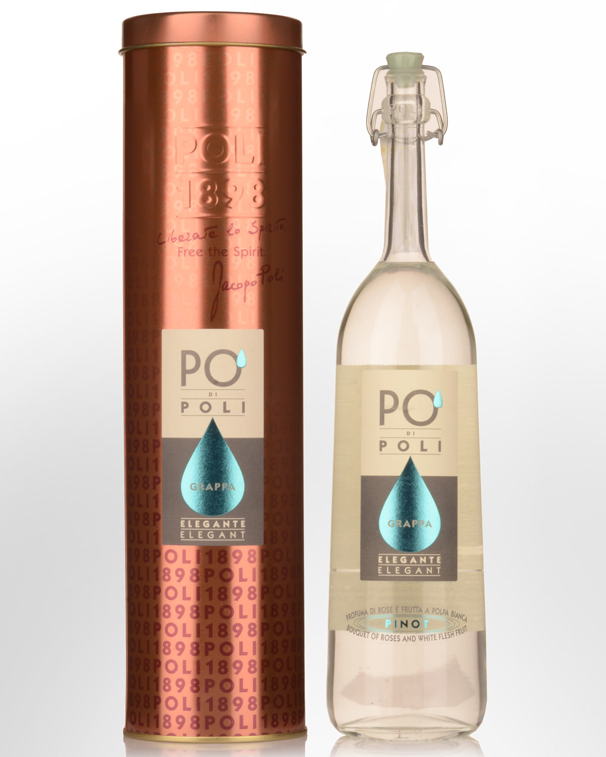 Jacopo Poli Po' Elegant Pinot Grappa (700ml)