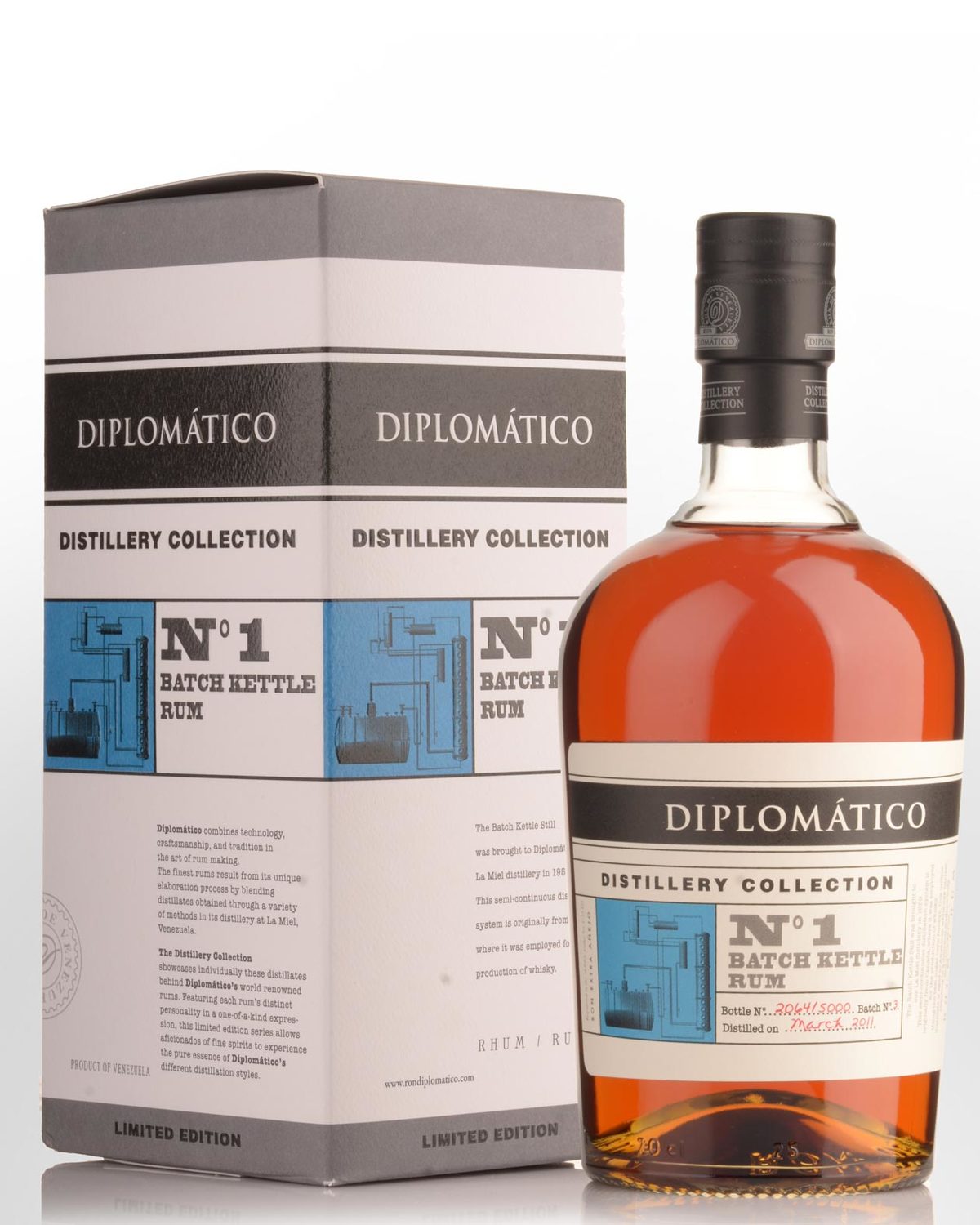 Product Detail  Diplomático Distillery Collection N°1 Batch Kettle Rum