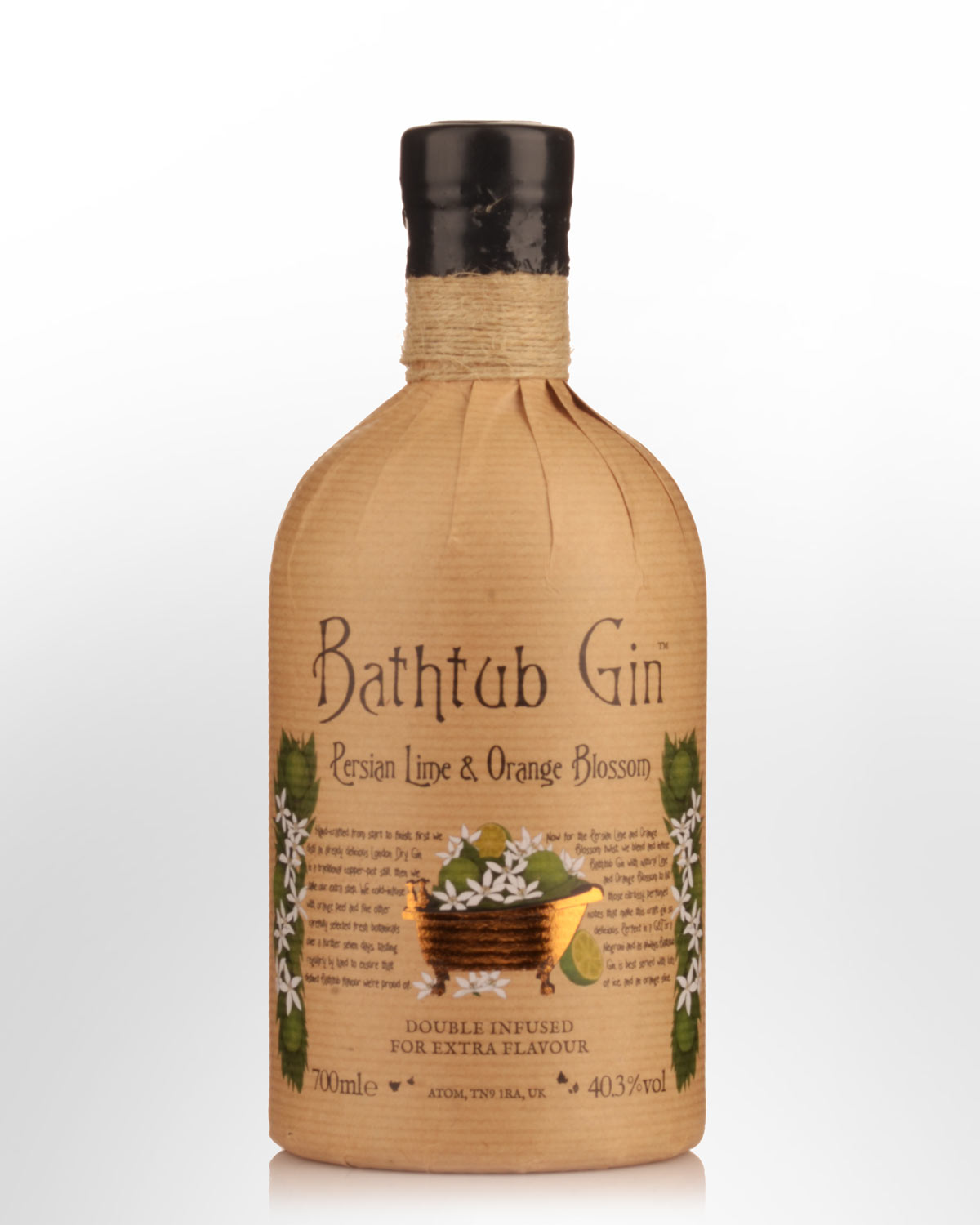 Bathtub Gin Persian Lime & Orange Blossom (700ml)