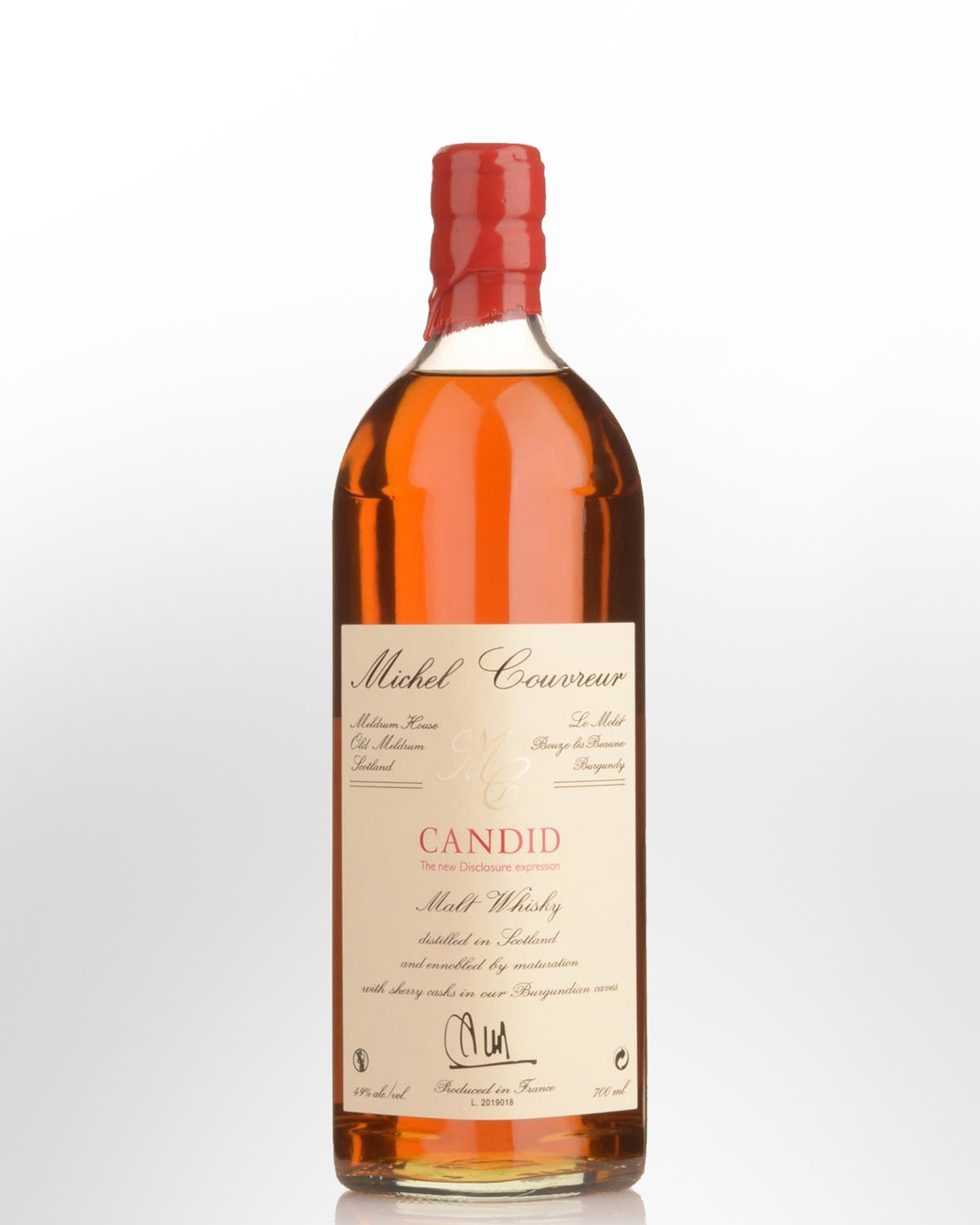 Michel Couvreur Candid Malt Whisky (700ml) - NO GIFT BOX
