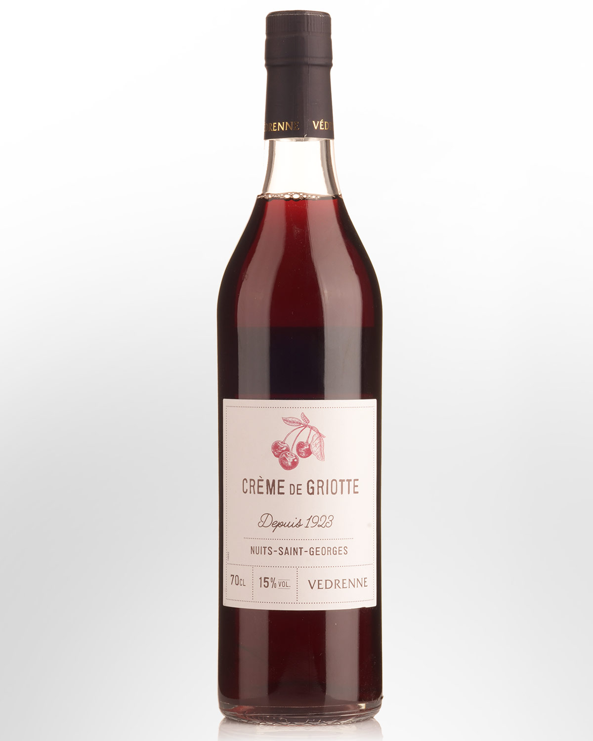 Vedrenne Creme de Griotte (Morello Cherry) Liqueur (700ml)