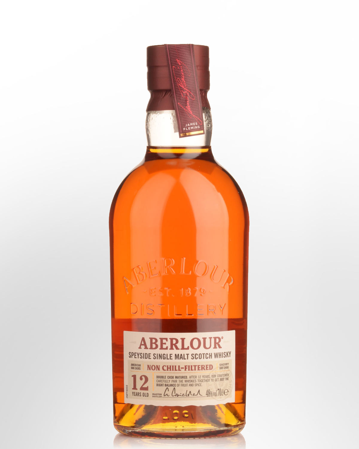 Aberlour 12 Year Old Non Chill-Filtered Single Malt Scotch Whisky (700ml)