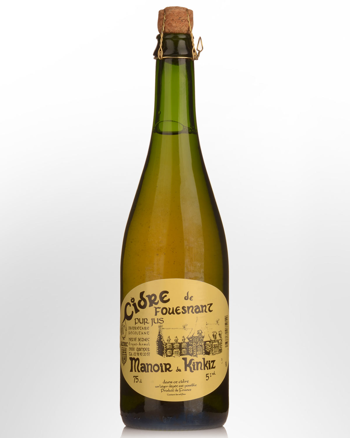 Manoir Kinkiz Cidre Fouesnant Semi-Dry Apple Cider (750ml)