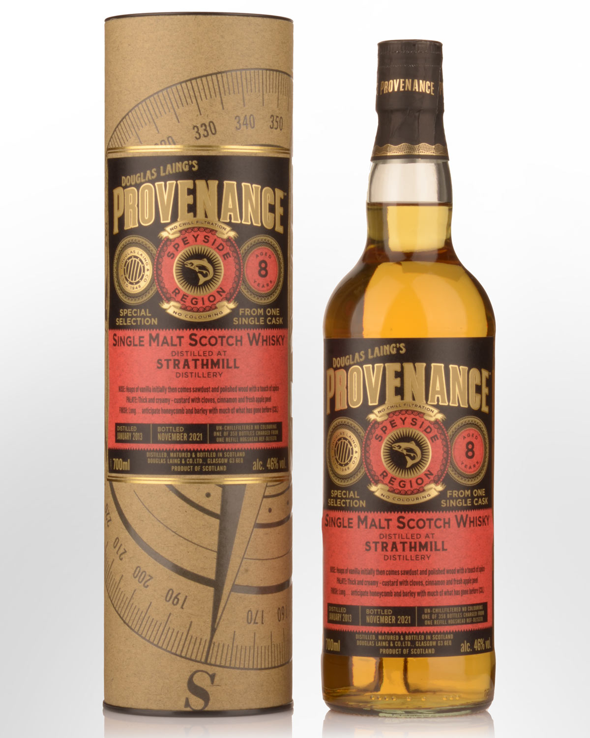2013 Douglas Laing & Co. Provenance Strathmill 8 Year Old Single Malt Scotch Whisky (700ml)