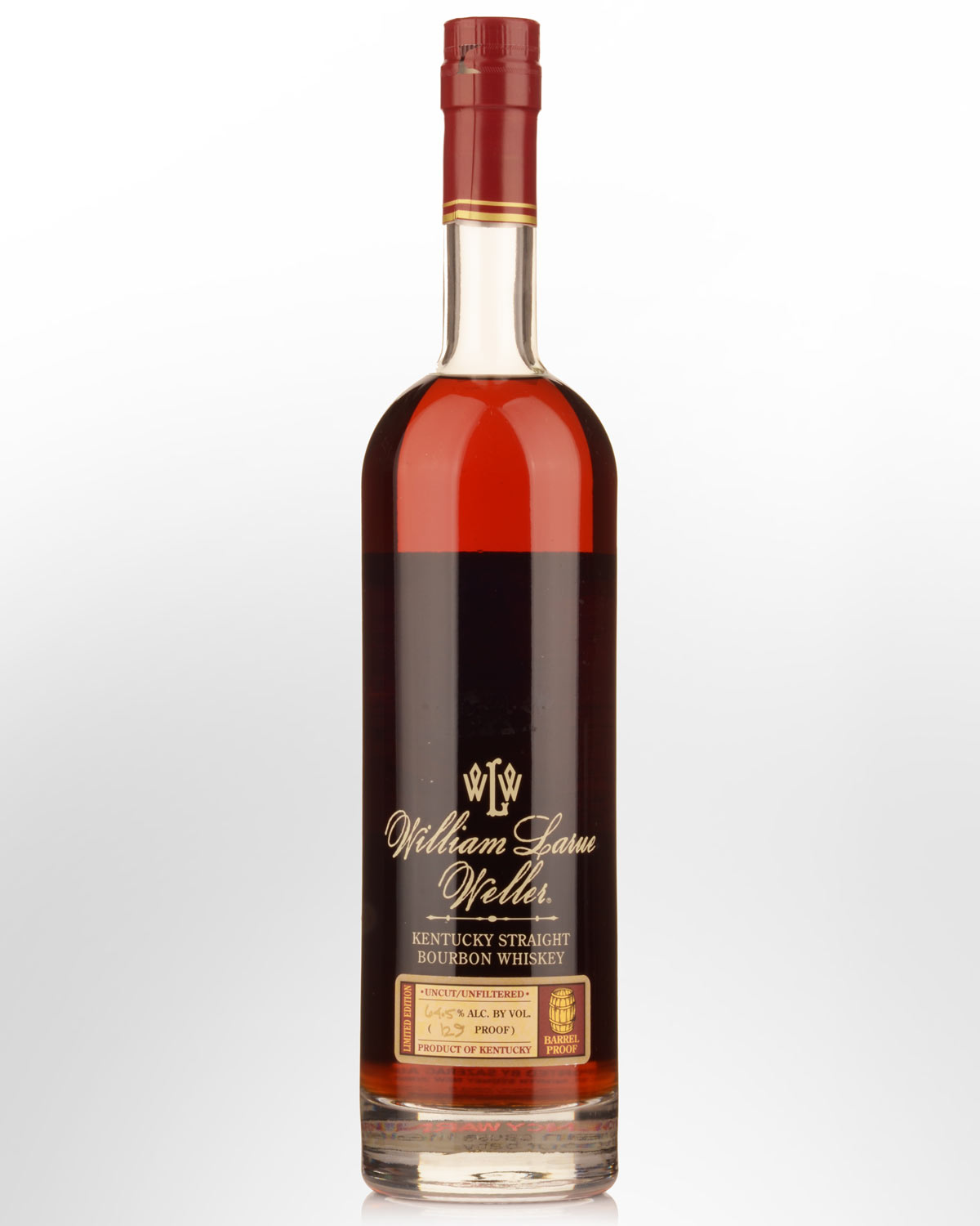 William Larue Weller Barrel Proof 2025 Release 129 Proof (64.5%) Bourbon Whiskey (750ml)