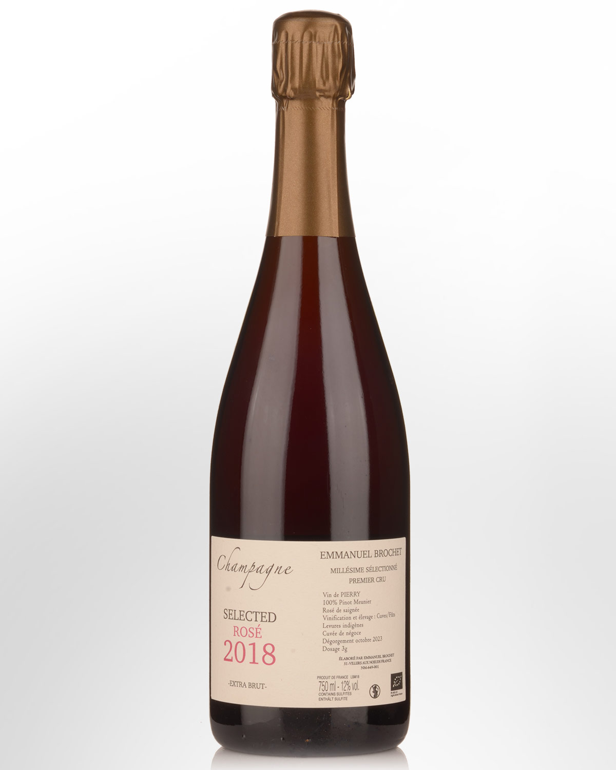 2018 Emmanuel Brochet Selected Extra Brut Rose Champagne