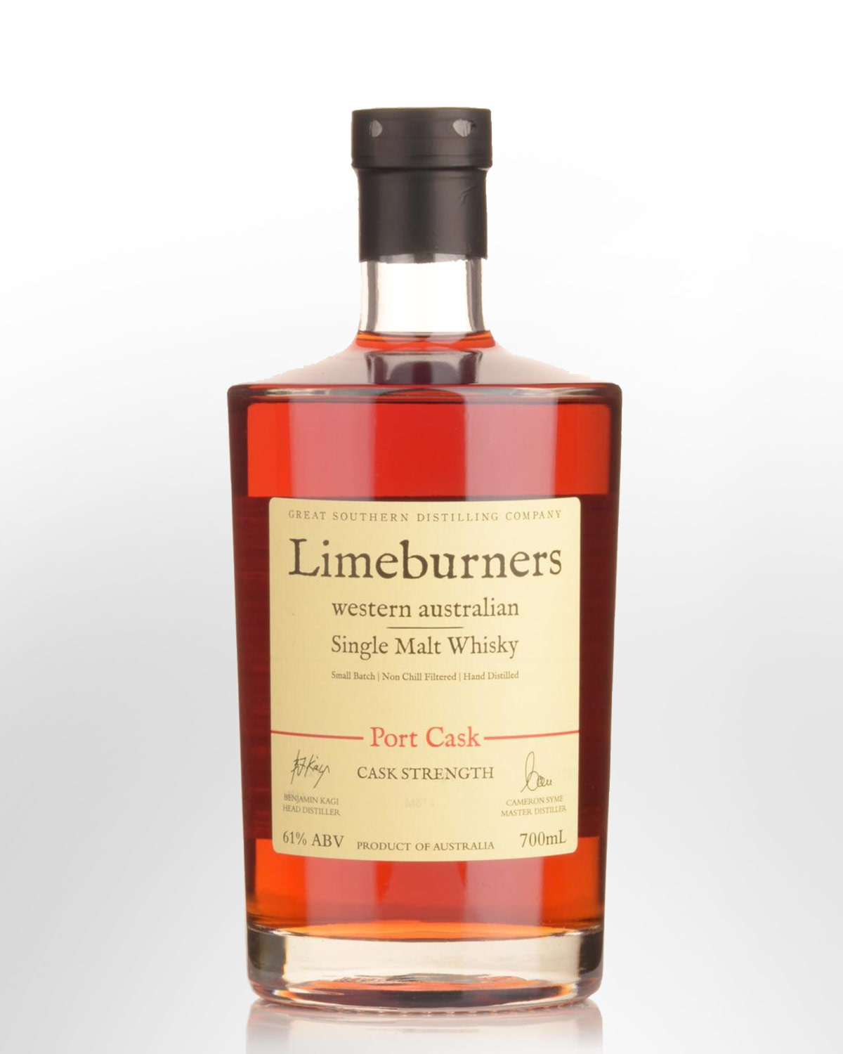 Great Southern Distillery Limeburners Port Cask Single Malt Australian Whisky (700ml) - Cask Strength 61%