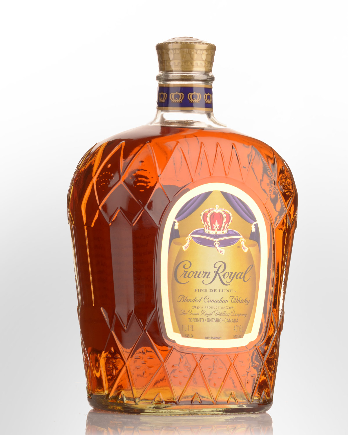 Crown Royal Blended Canadian Whisky 1L @ 40% abv : : Pantry  Food & Drinks