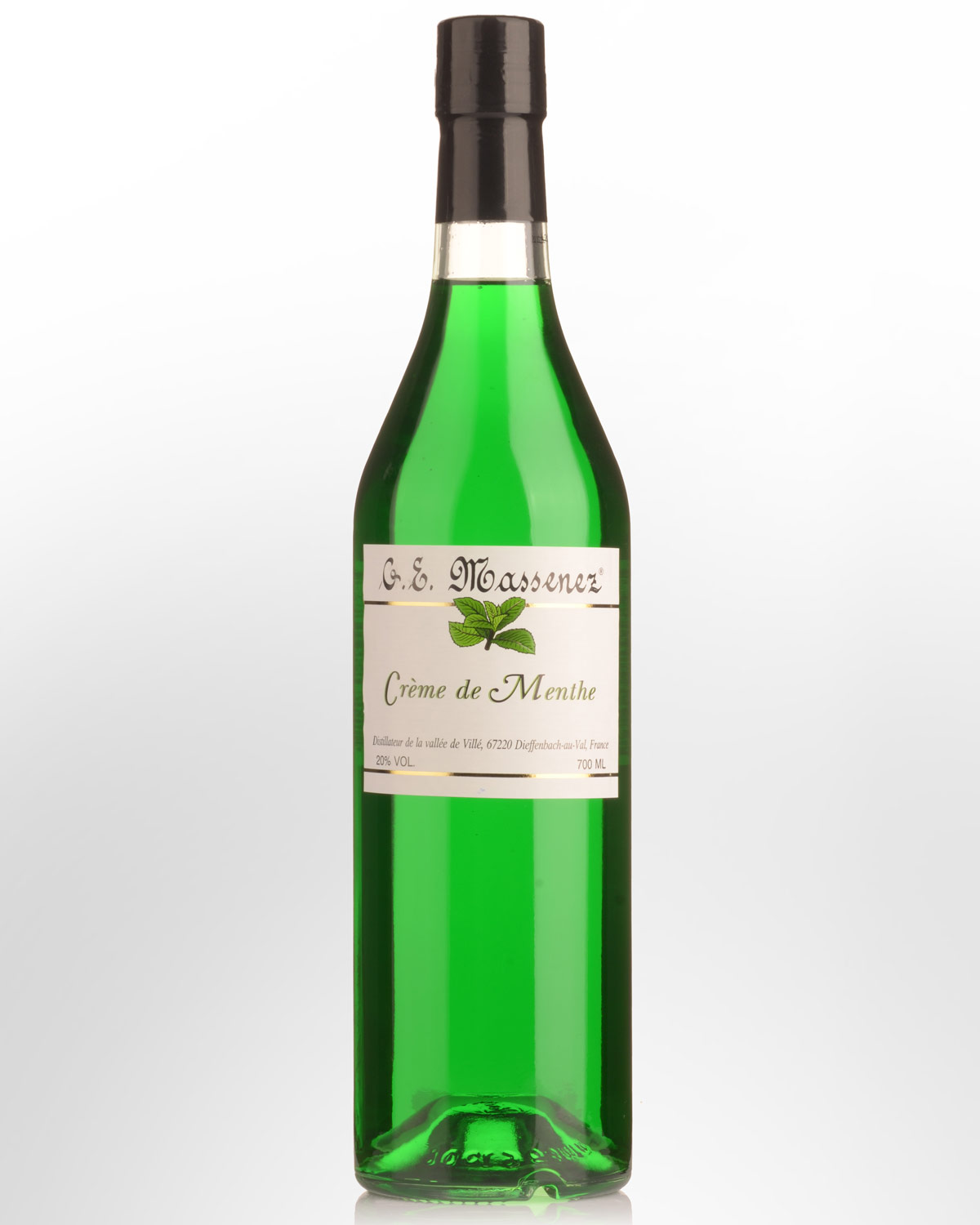G.E. Massenez Liqueur de Menthe Verte (Green Mint) Liqueur (700ml)