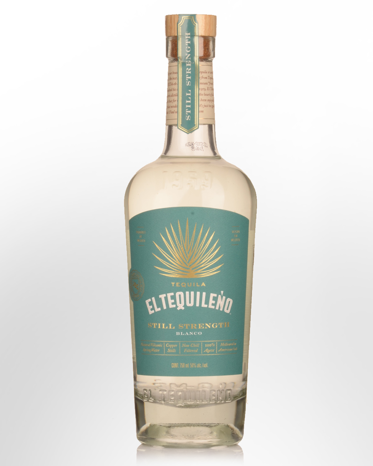 El Tequileno Still Strength 100 Proof Blanco Tequila (750ml)